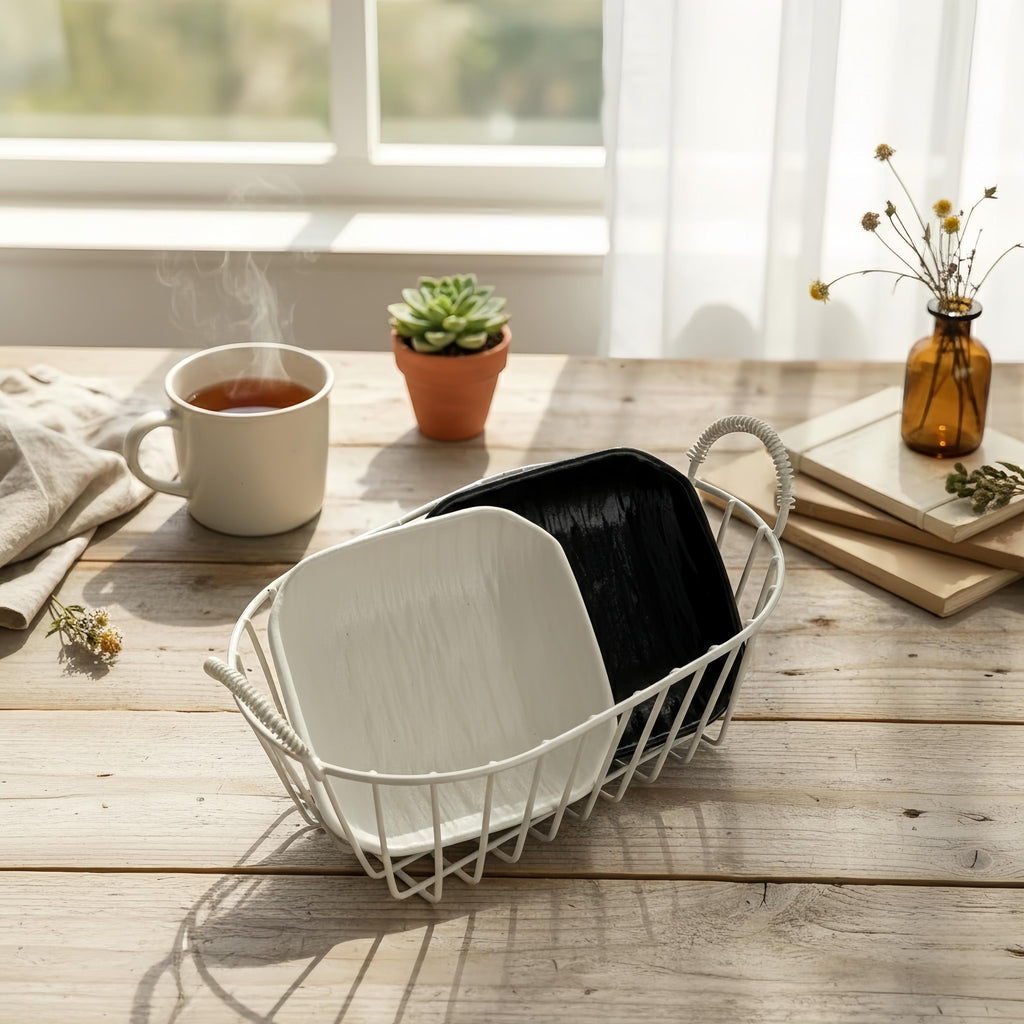 Wabi-Sabi Ceramic Dipping Dish | Minimalist Japanese Style Sauce Plate