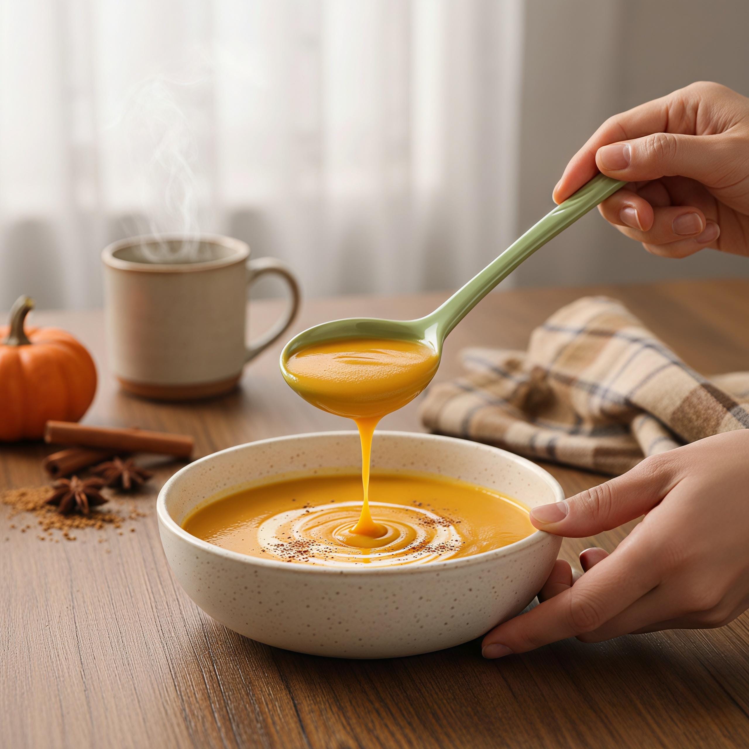Handmade Style Ceramic Soup Spoon | Organic Shaped Ramen Spoon