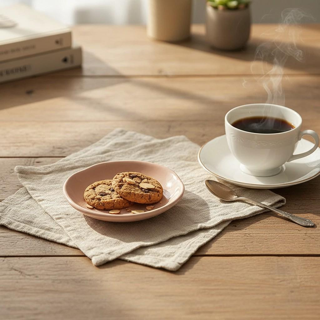 Hand-Pinched Ceramic Dipping Dish – Pastel Wabi Sabi Tableware