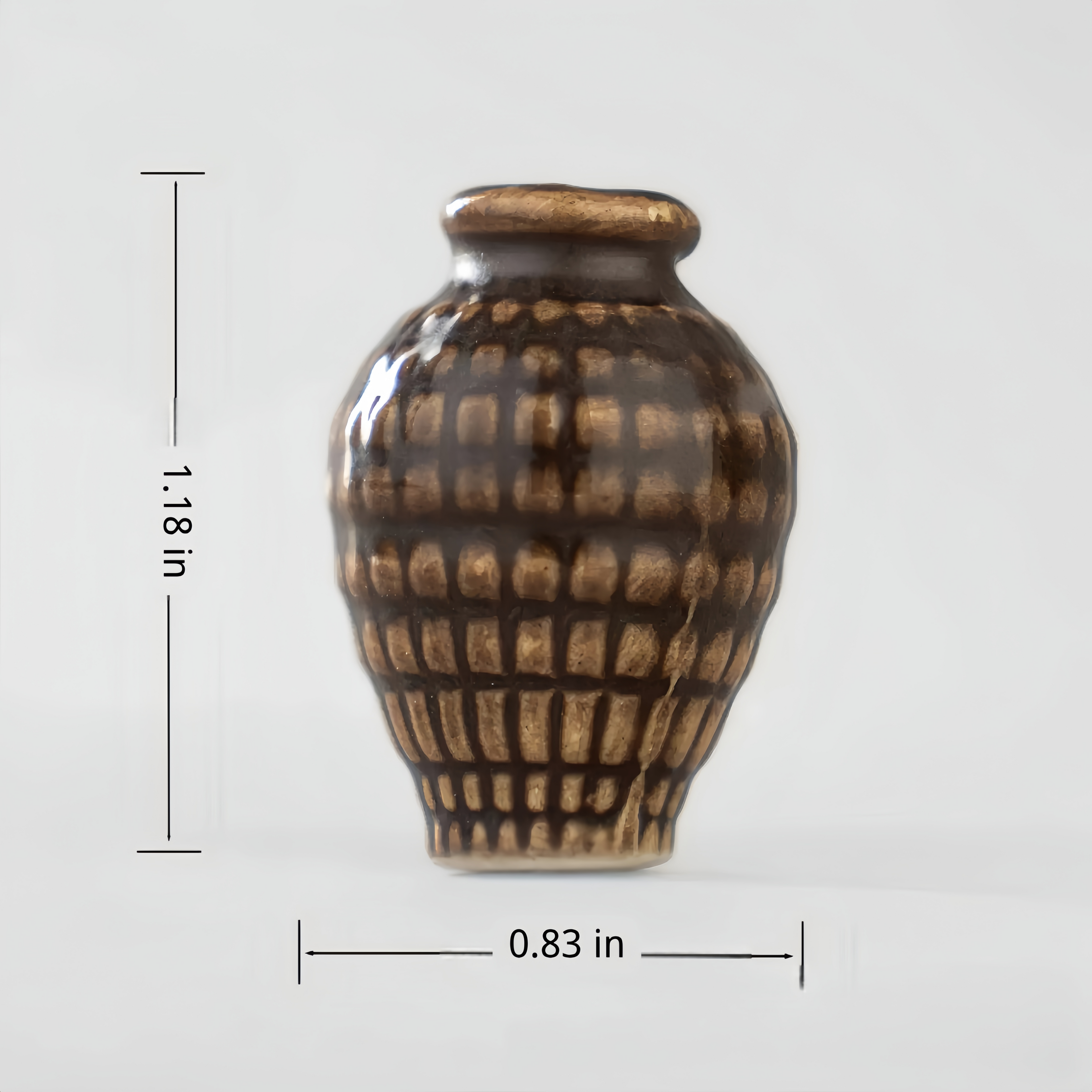 Mini Ceramic Flower Vase Magnet | Tiny Floral Pot Refrigerator Magnet