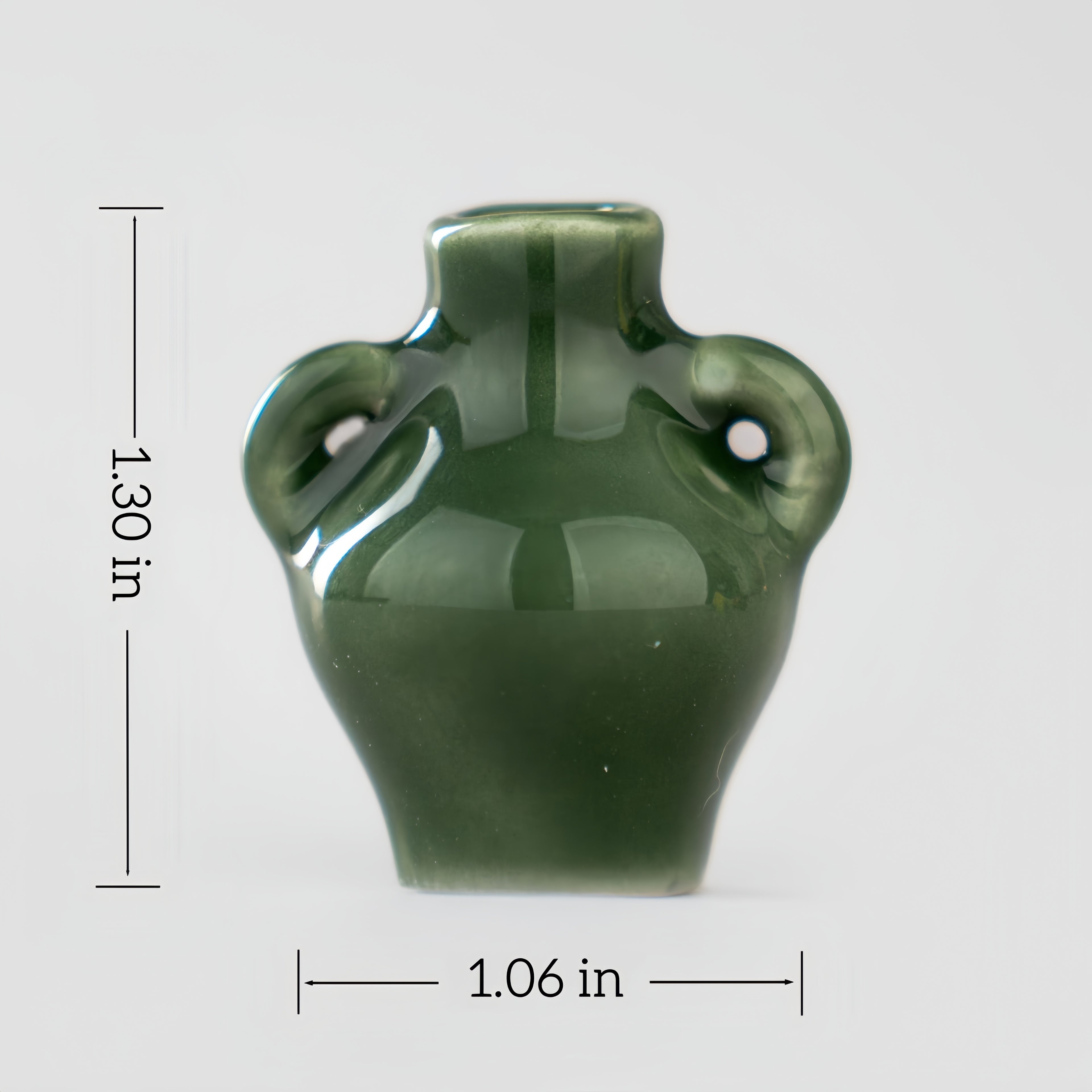 Mini Ceramic Flower Vase Magnet | Tiny Floral Pot Refrigerator Magnet