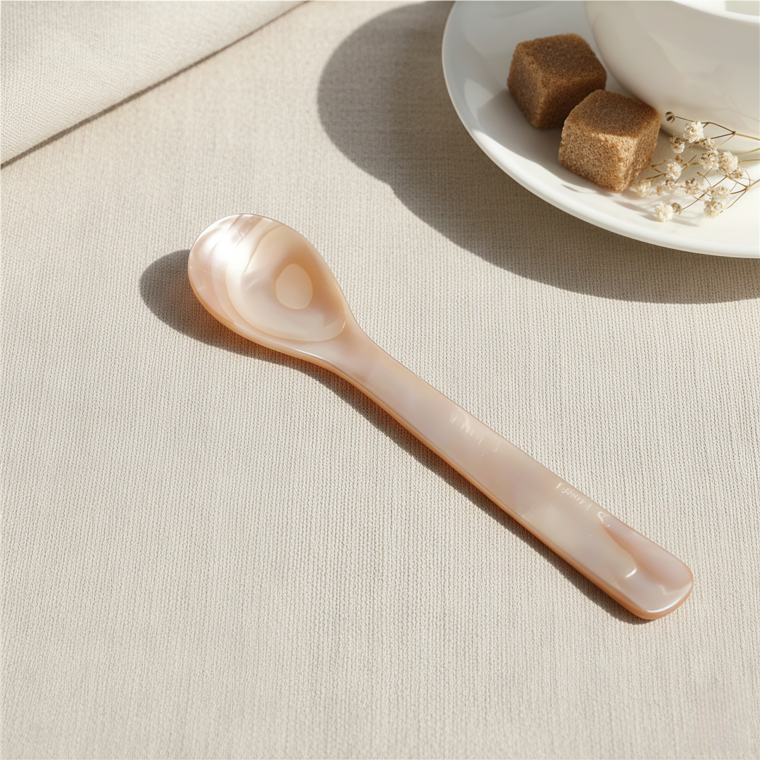 Mother of Pearl Spoon | Natural Shell Caviar & Dessert Utensil