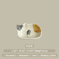 Kawaii Cat Ceramic Dipping Dish | Kitten Shaped Sauce Bowl
