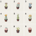 Handmade Miniature Ceramic Cactus | Tiny Pottery Plant Decor