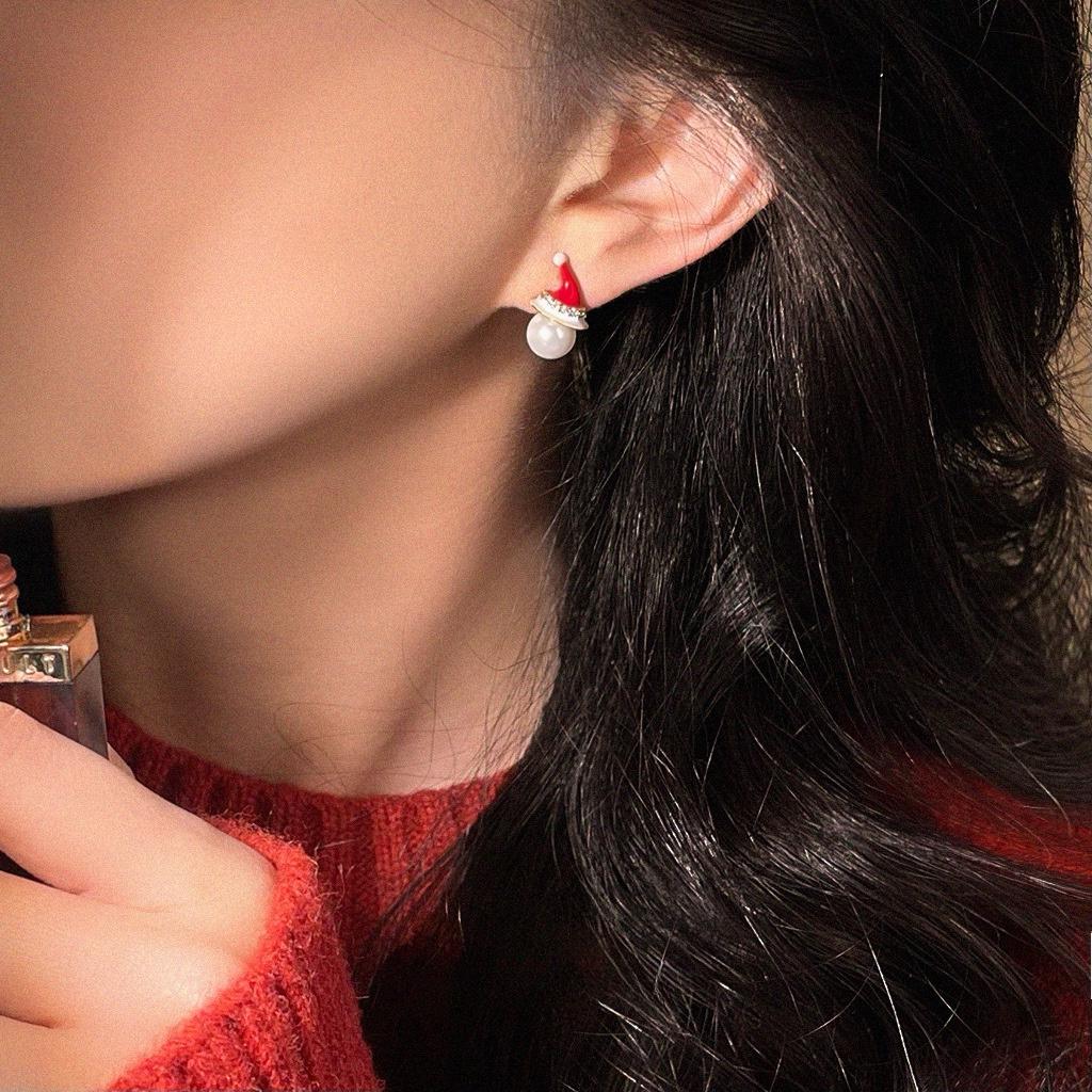 Christmas Santa Hat Earrings – Festive Cheer Jewelry
