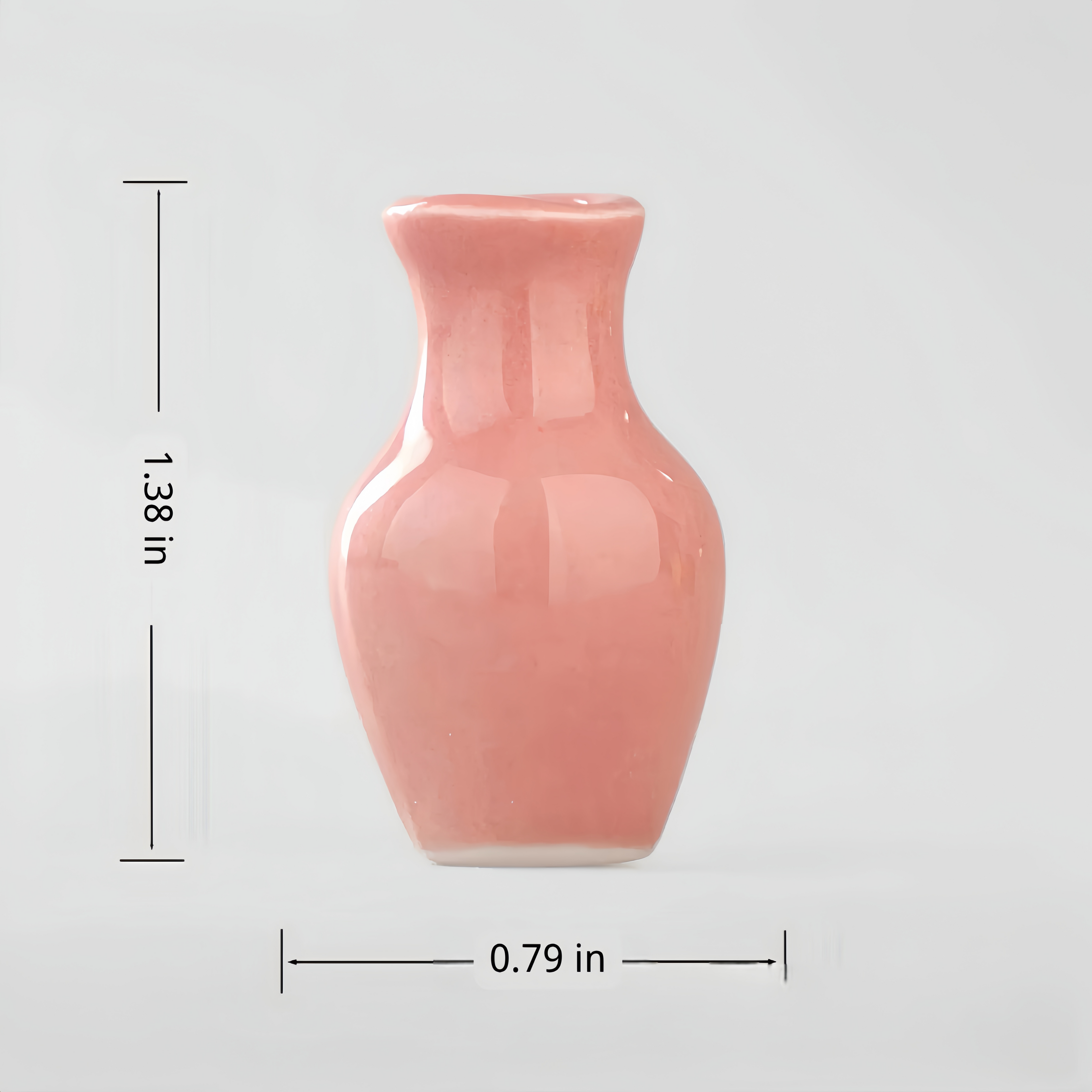 Mini Ceramic Flower Vase Magnet | Tiny Floral Pot Refrigerator Magnet