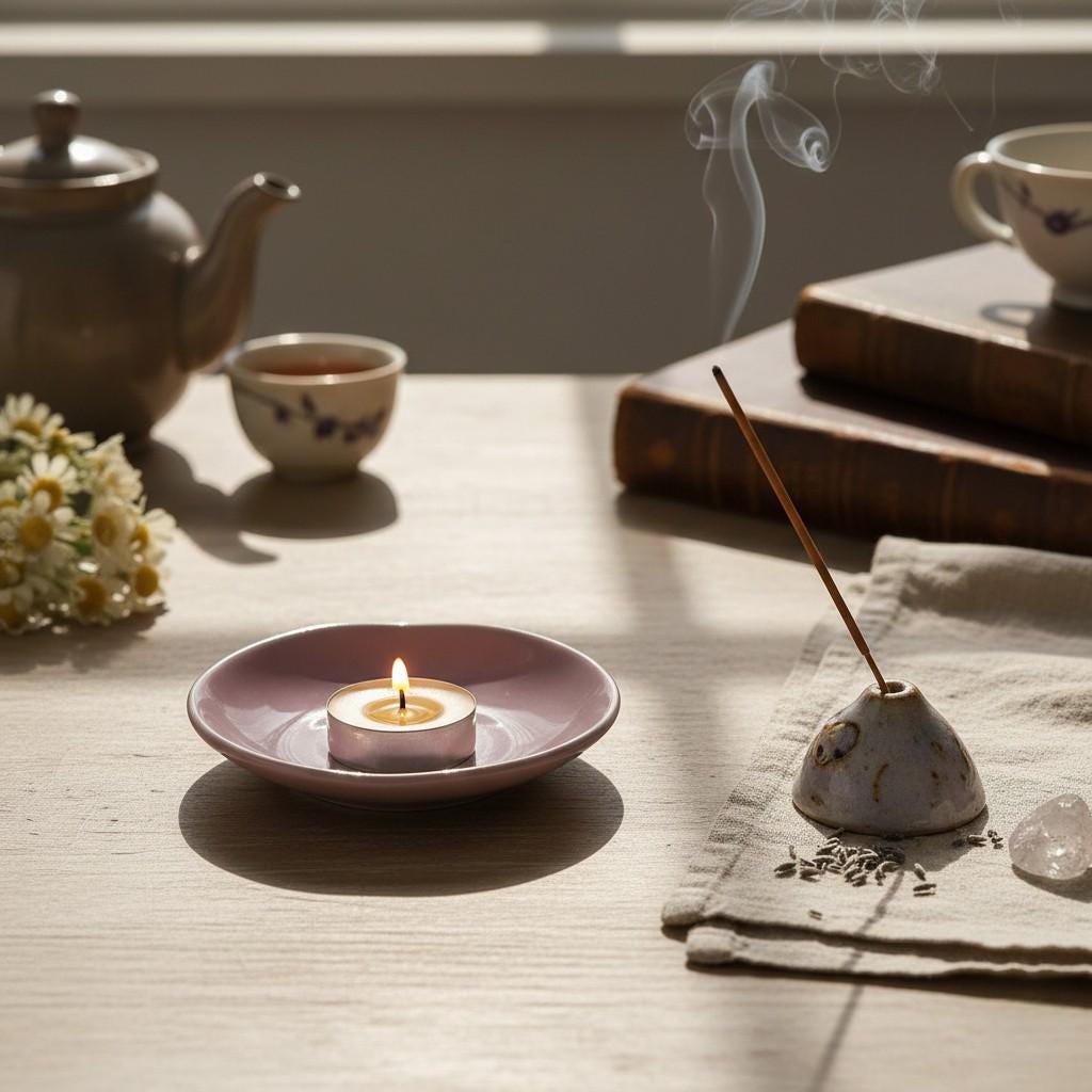 Hand-Pinched Ceramic Dipping Dish – Pastel Wabi Sabi Tableware