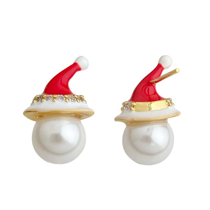 Christmas Santa Hat Earrings – Festive Cheer Jewelry