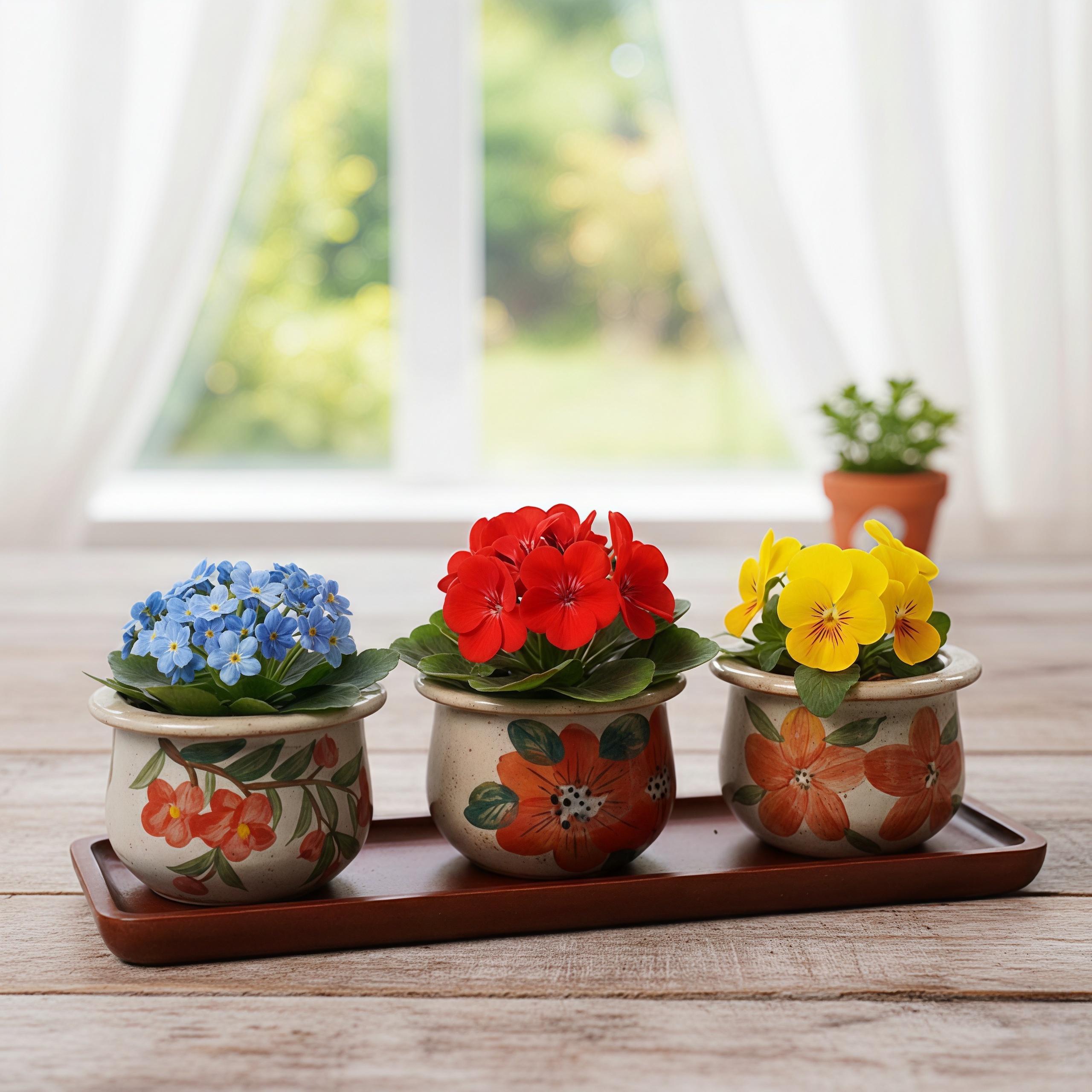 Handmade Ceramic Succulent Pot | Wheel-Thrown Mini Planter