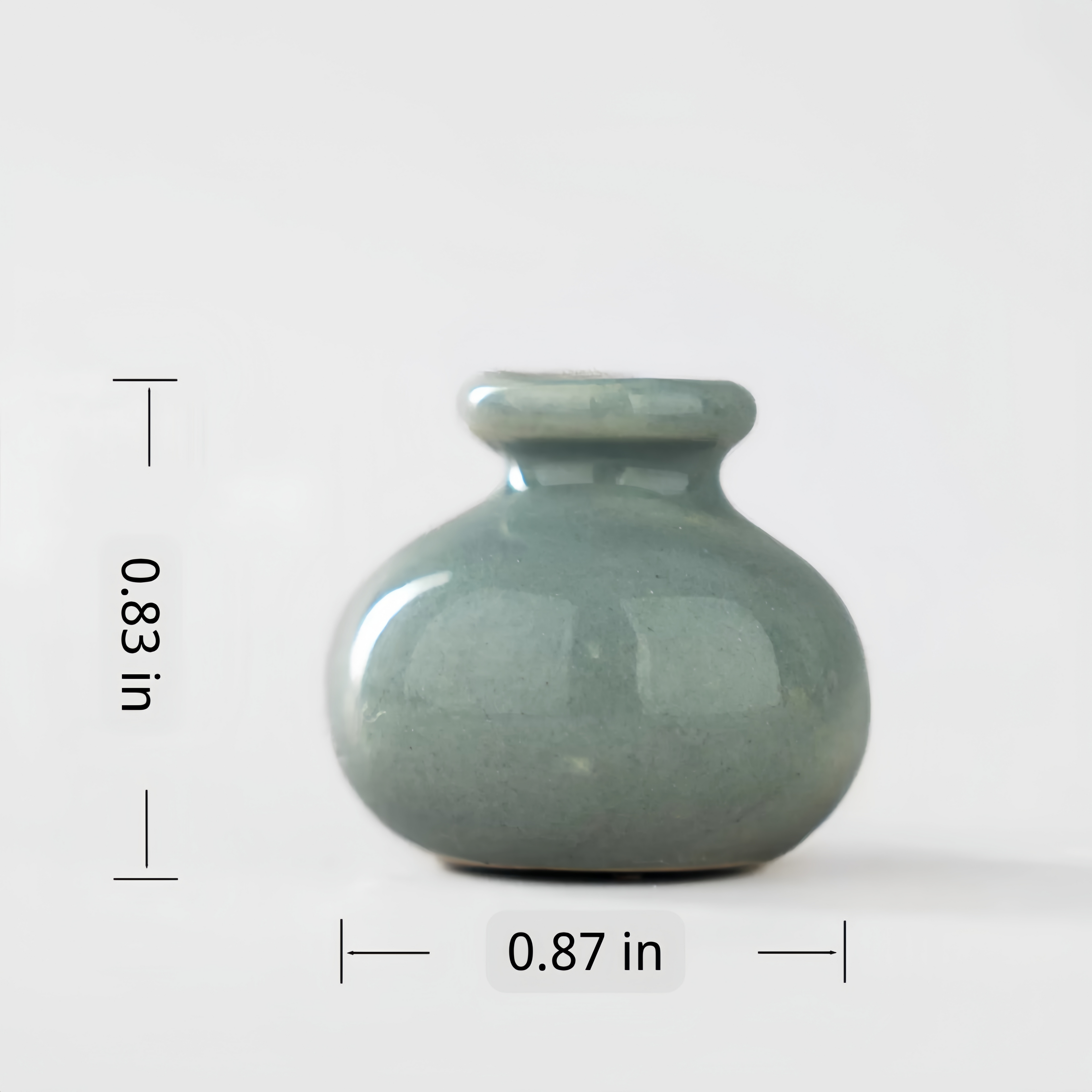 Mini Ceramic Flower Vase Magnet | Tiny Floral Pot Refrigerator Magnet