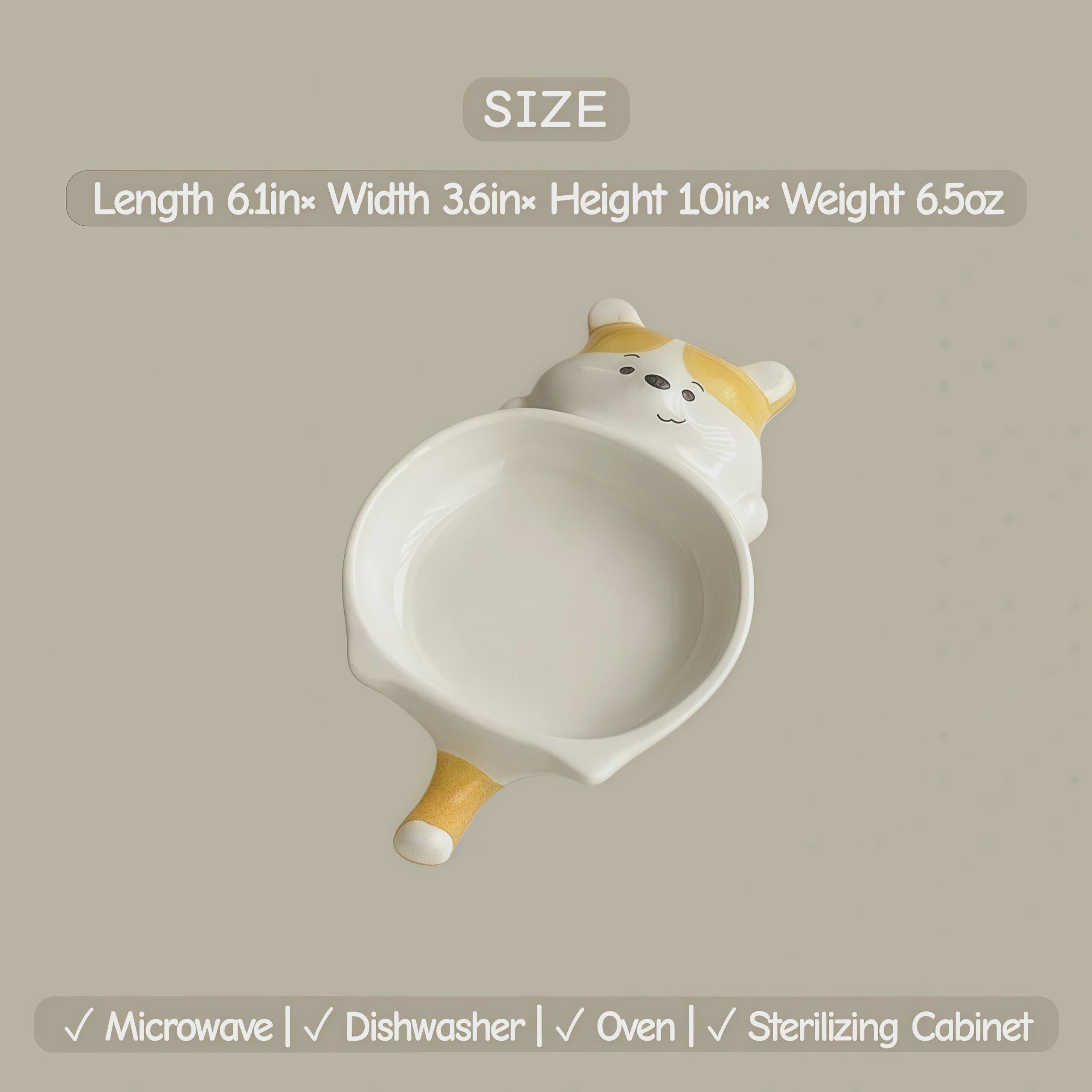 Kawaii Animal Sauce Plate | Mini Ceramic Condiment Dish