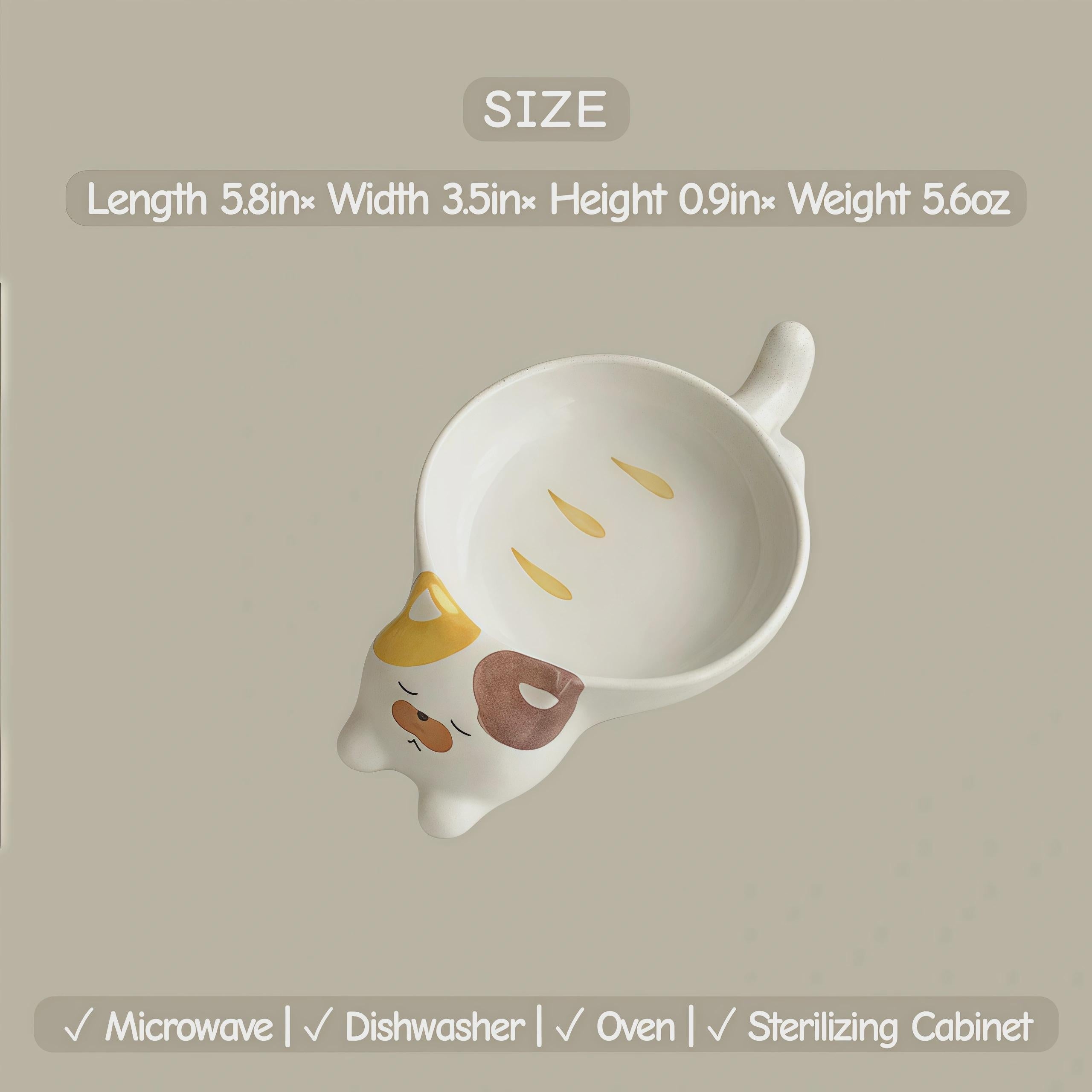 Kawaii Animal Sauce Plate | Mini Ceramic Condiment Dish