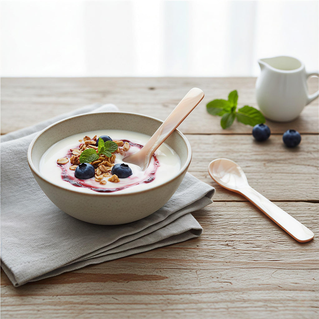 Mother of Pearl Spoon | Natural Shell Caviar & Dessert Utensil