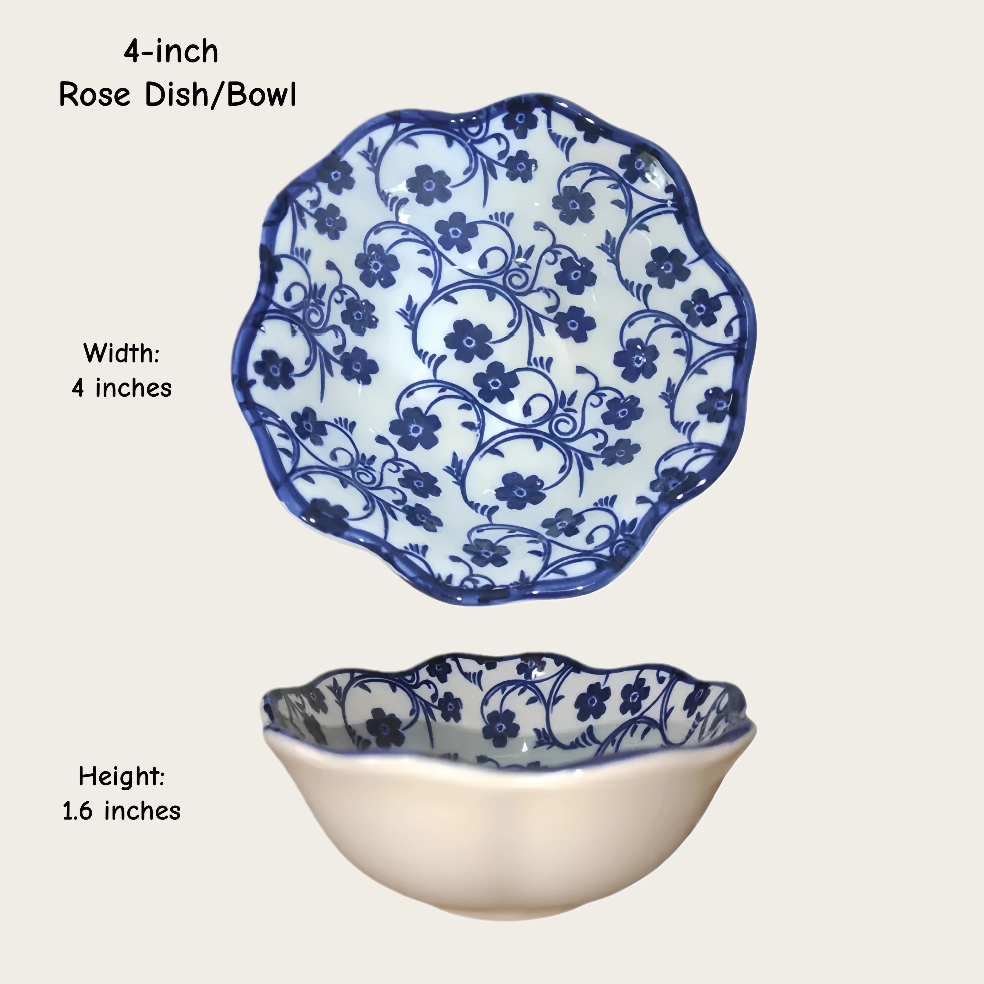 Moroccan Ceramic Dipping Dishes | Mandala Sauce Bowls
