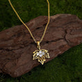 Golden Maple Leaf Necklace & Earrings – Bloom Collection | Autumn Whisper Jewelry