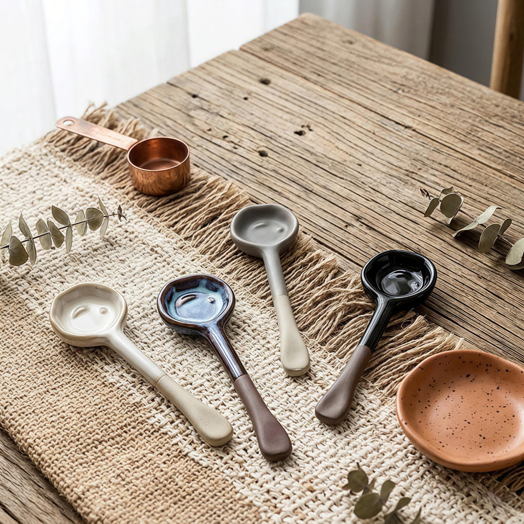 Ceramic Spoon | Handmade Japanese Style Sauce Spoon