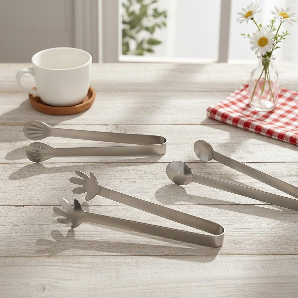 Novelty Mini Snack Tongs | No-Mess Finger Food Tool