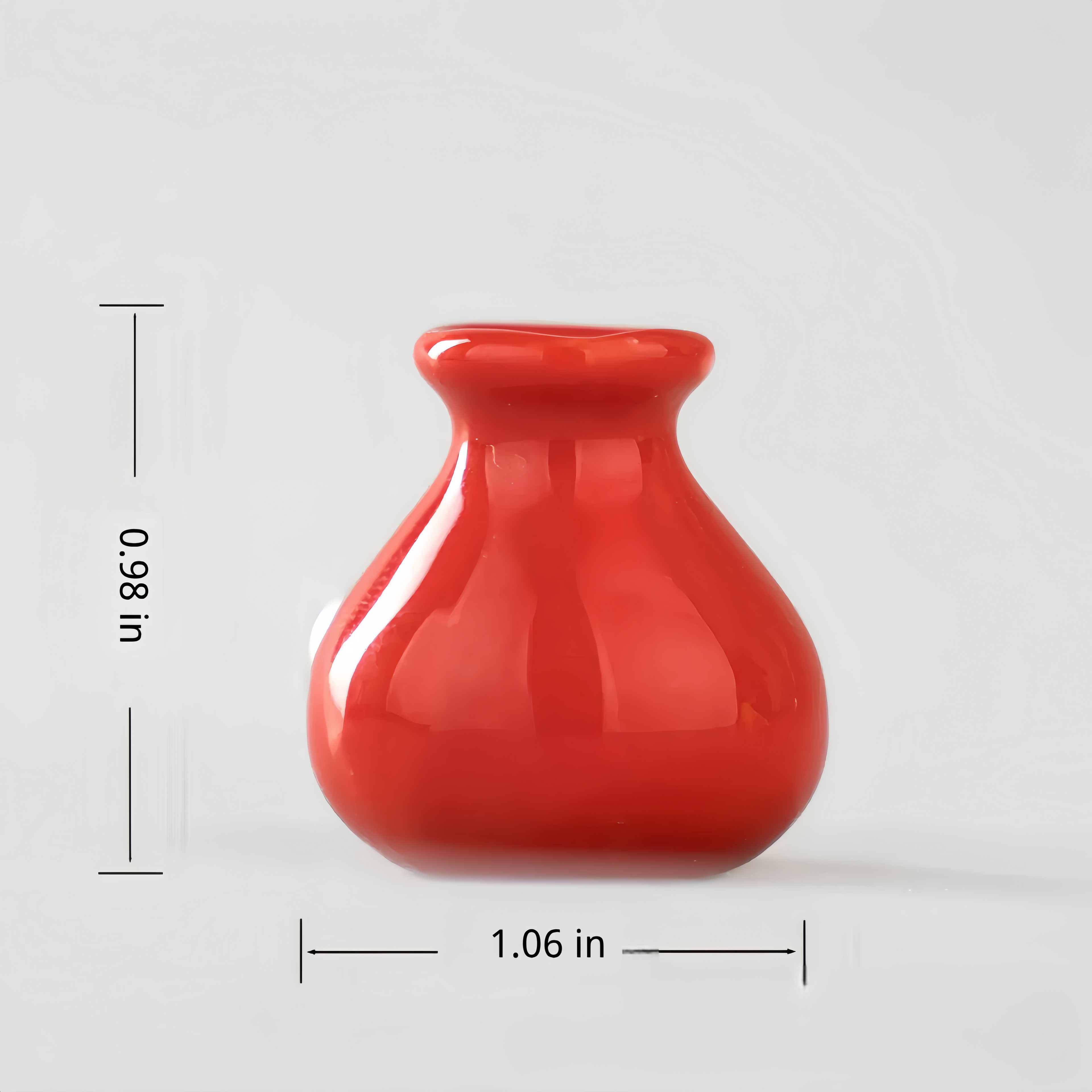 Mini Ceramic Flower Vase Magnet | Tiny Floral Pot Refrigerator Magnet