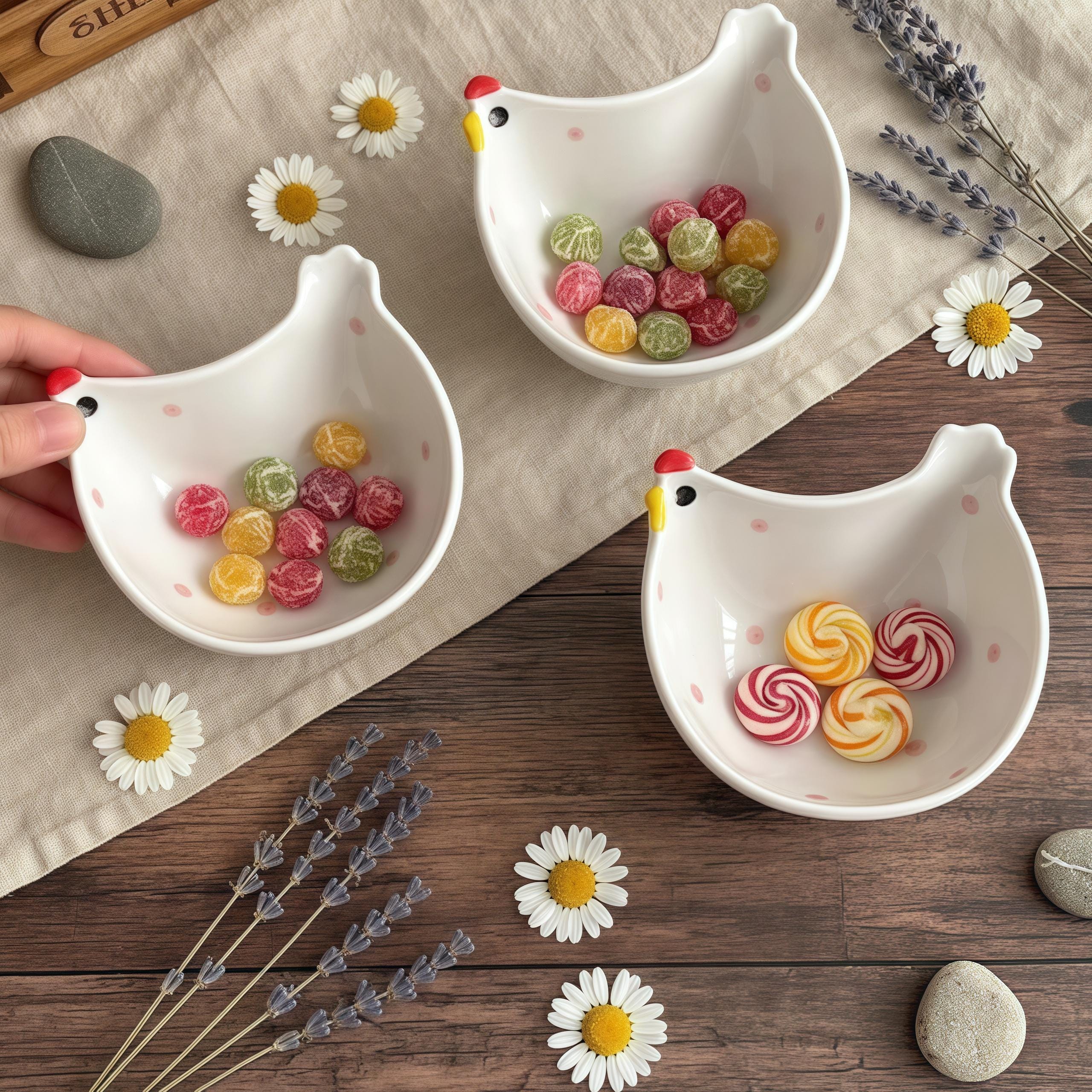 Kawaii Chicken Dipping Dish | Mini Hen Sauce Bowl