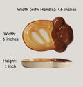 Hand-Painted Puppy Ceramic Dinnerware: Dog Lover, Housewarming Mug & Plate