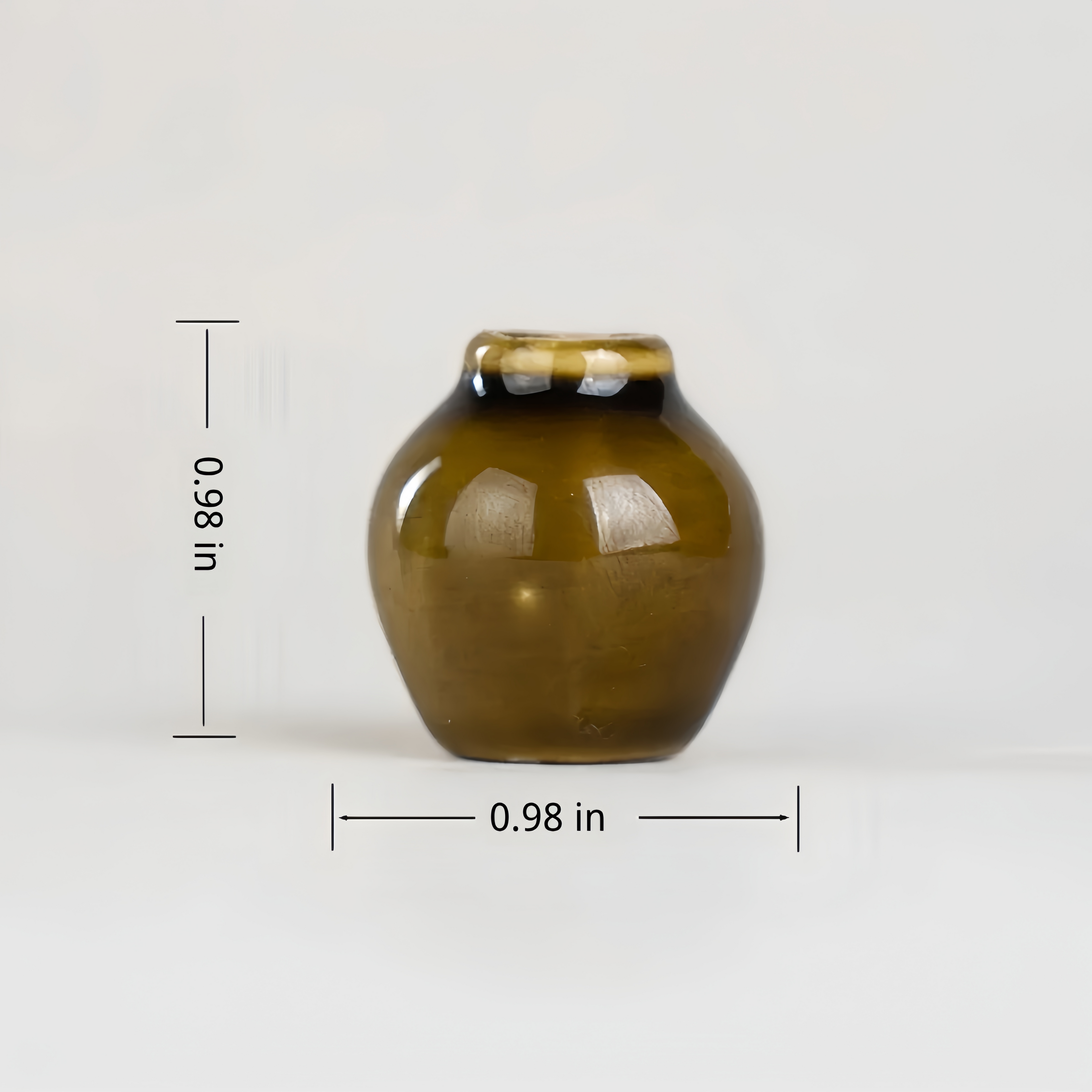 Mini Ceramic Flower Vase Magnet | Tiny Floral Pot Refrigerator Magnet
