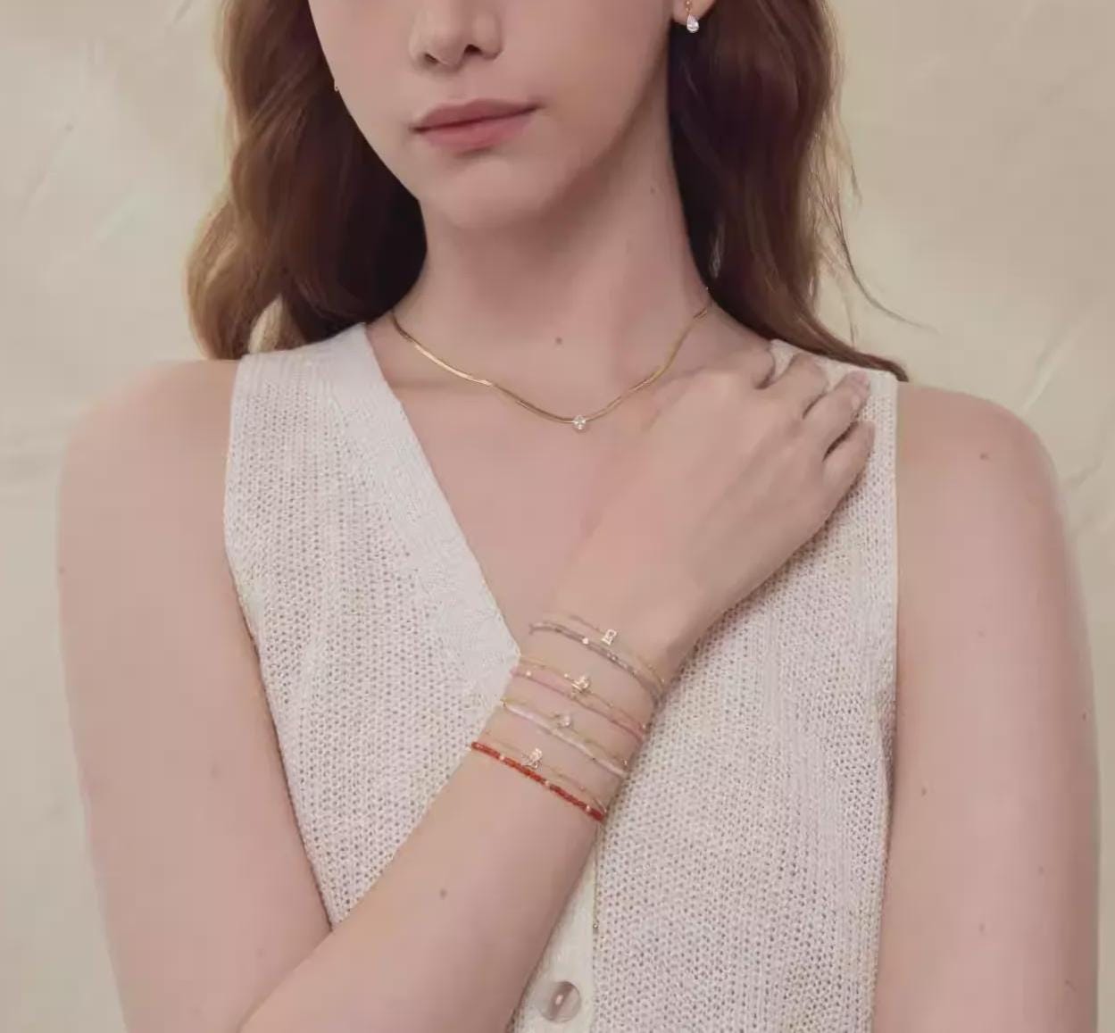 Zodiac Crystal Bracelet with Constellation Charm – Personalized Astrology Bracelet