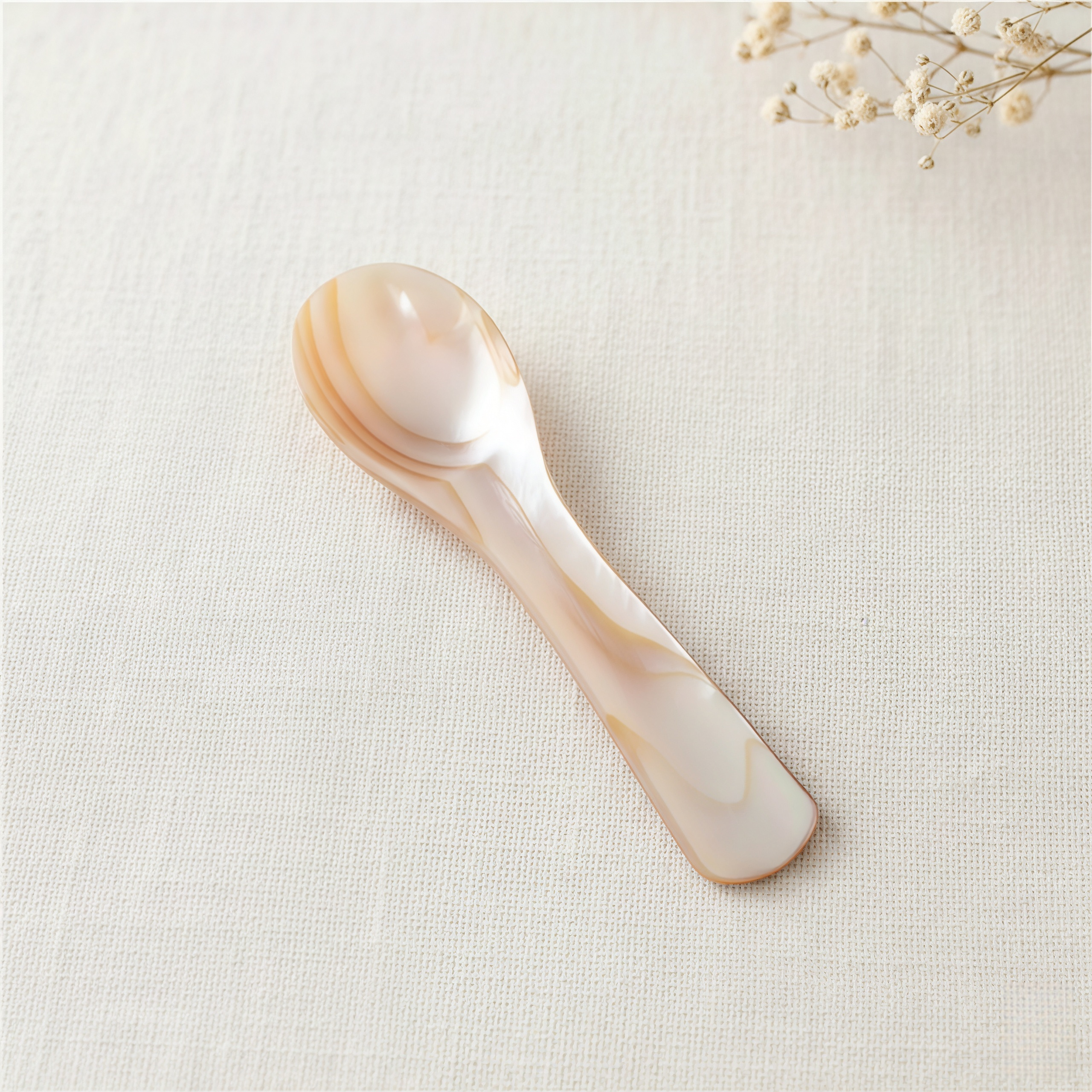 Mother of Pearl Spoon | Natural Shell Caviar & Dessert Utensil