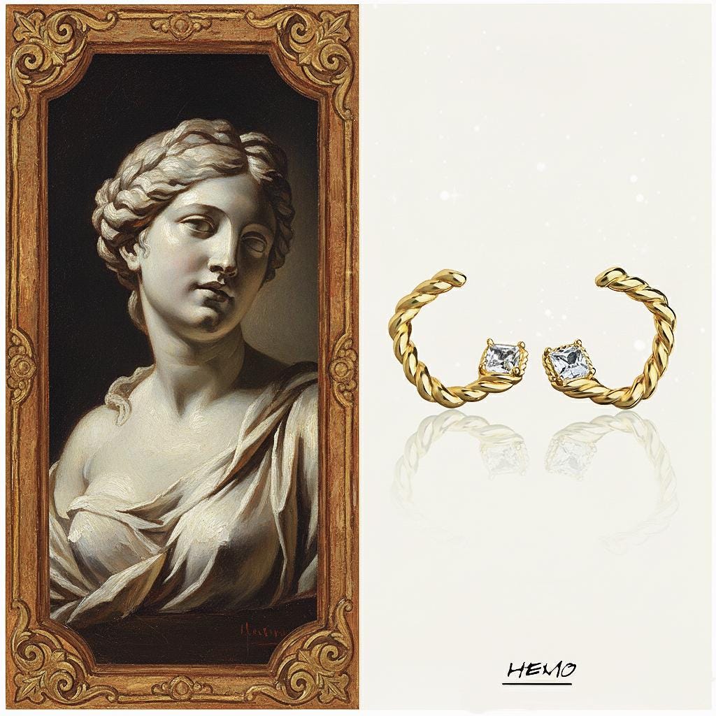 Gold Twisted Huggie Earrings – Minimalist CZ Hoop Earrings
