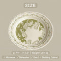 Lily of the Valley Ceramic Tableware Set | Vintage Botanical Plates & Bowls | Floral Dinnerware Set