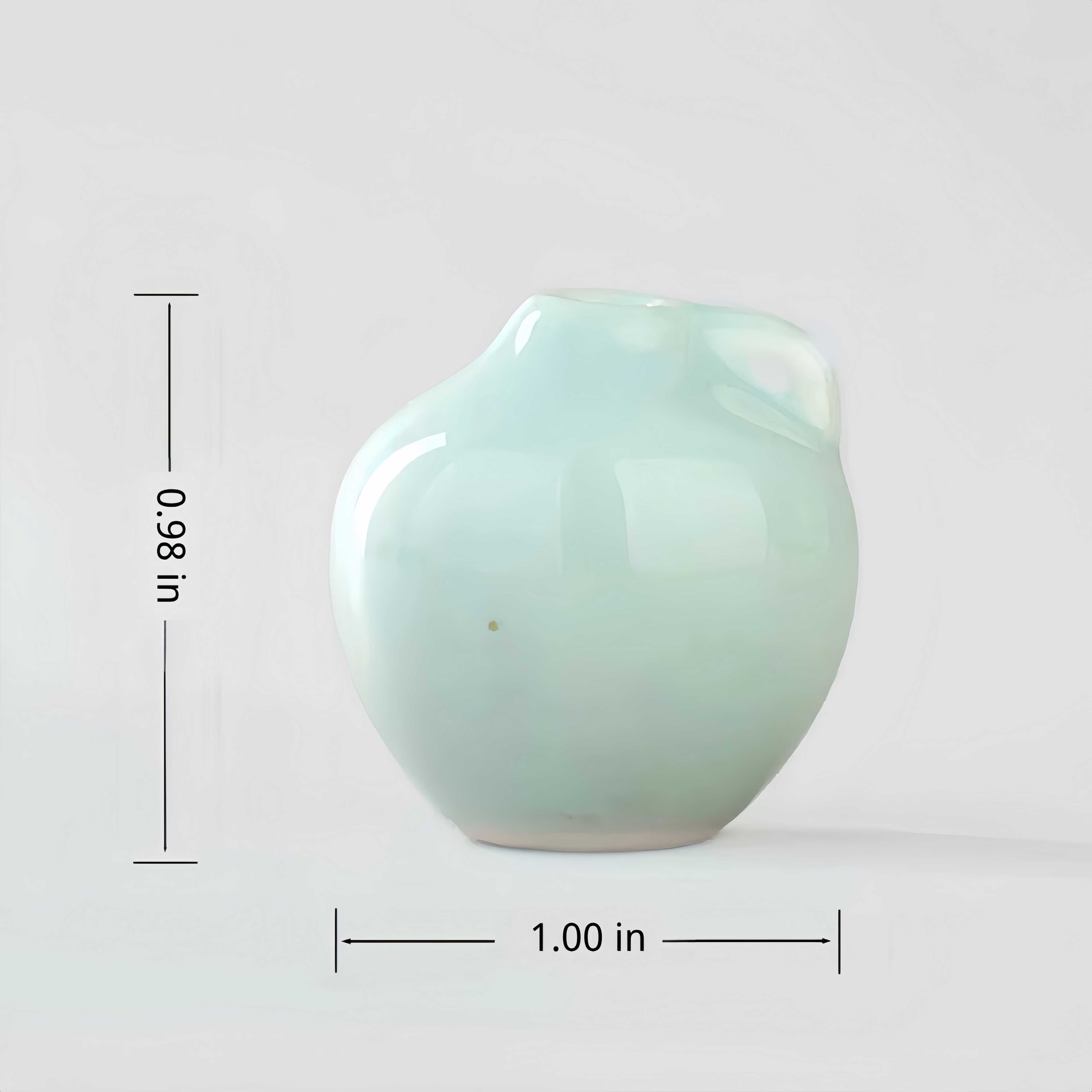 Mini Ceramic Flower Vase Magnet | Tiny Floral Pot Refrigerator Magnet