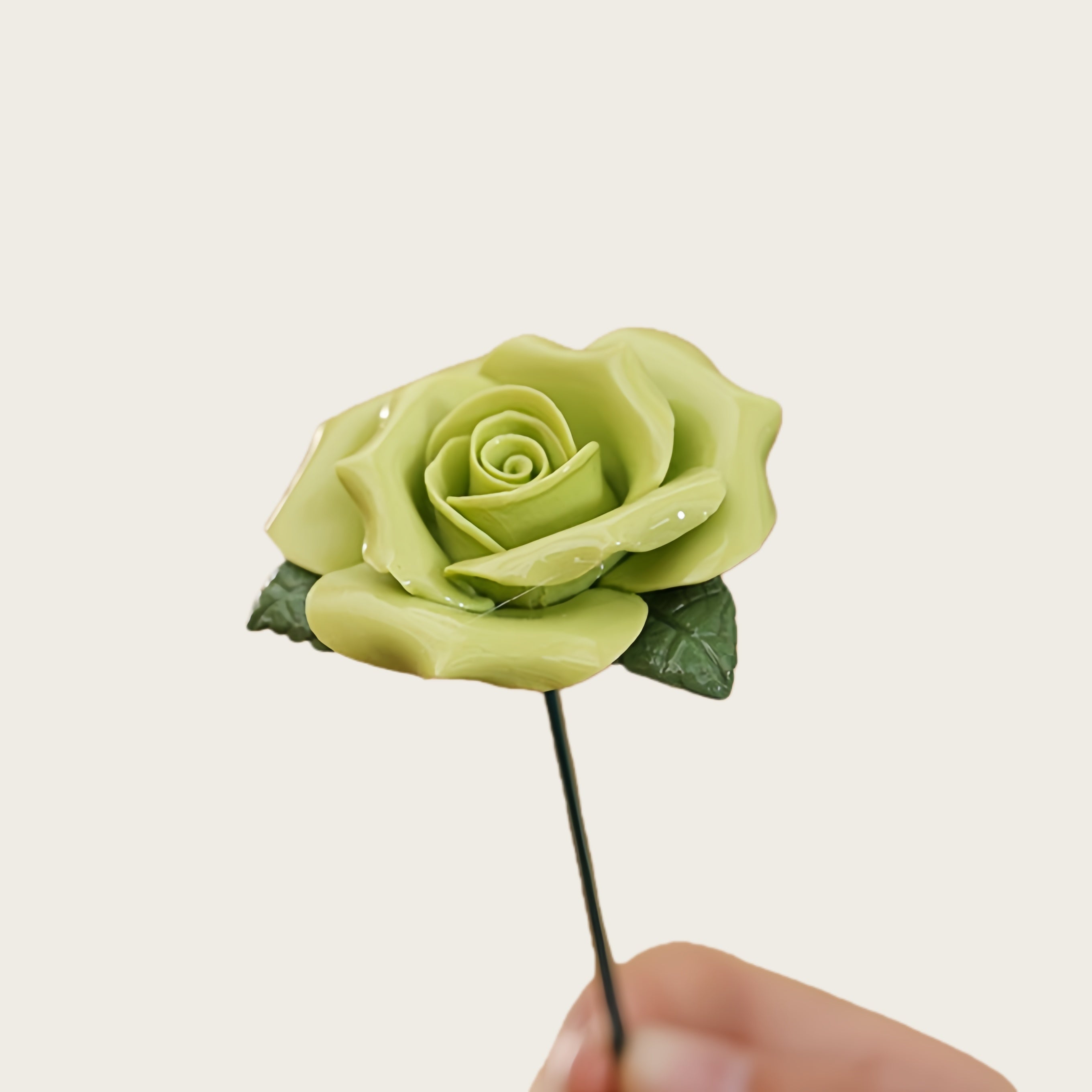 Handcrafted Ceramic Rose Bouquet Set - Forever Bloom Floral Home Décor Gift