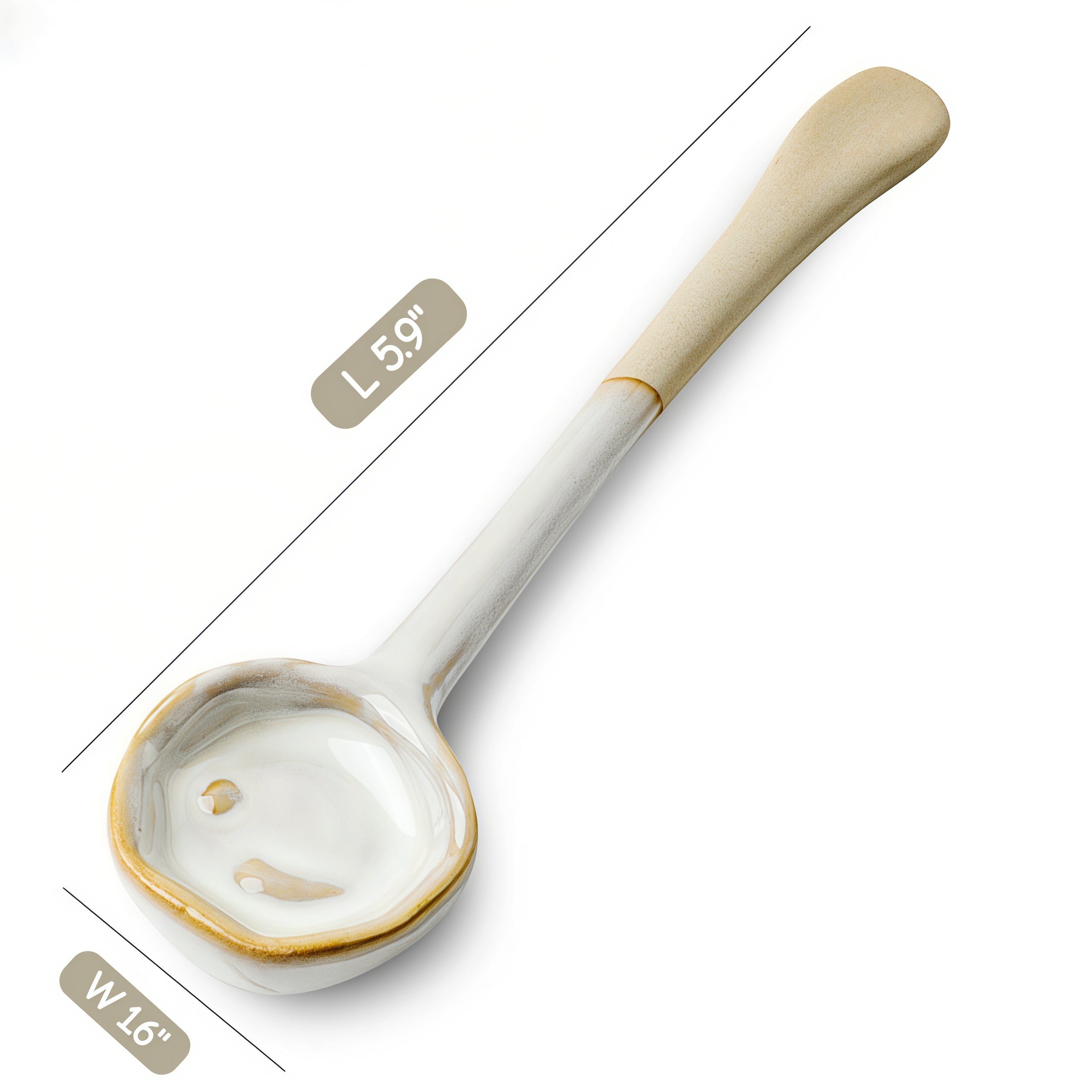 Ceramic Spoon | Handmade Japanese Style Sauce Spoon
