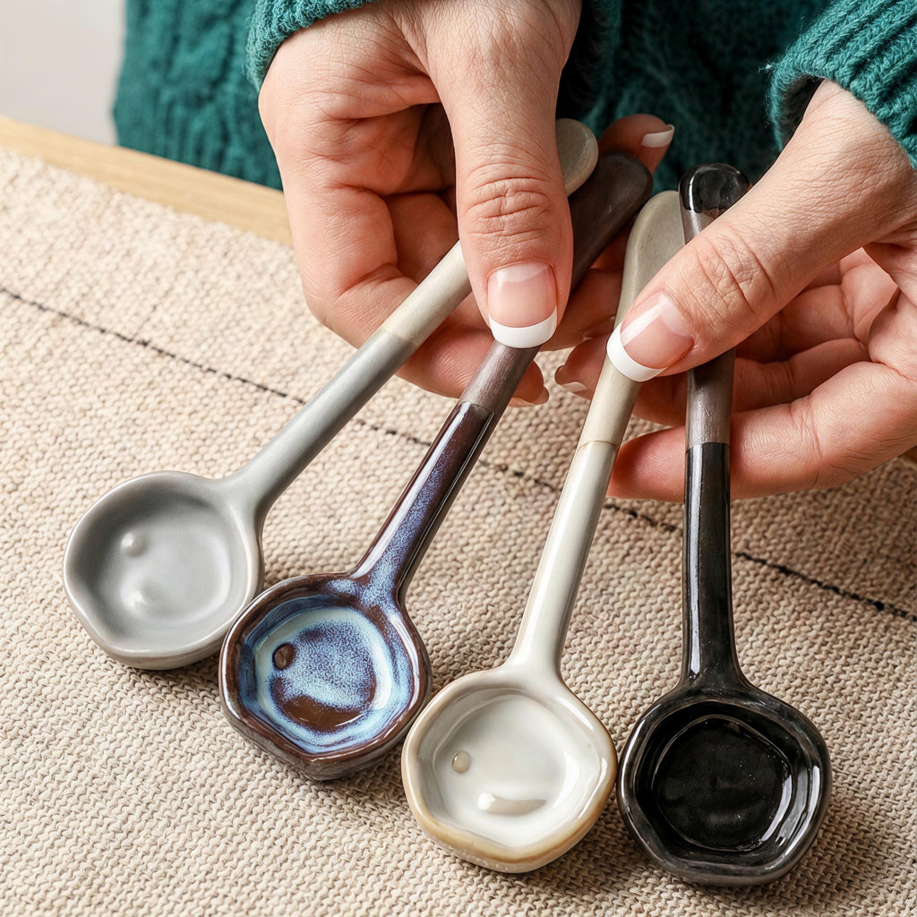 Ceramic Spoon | Handmade Japanese Style Sauce Spoon