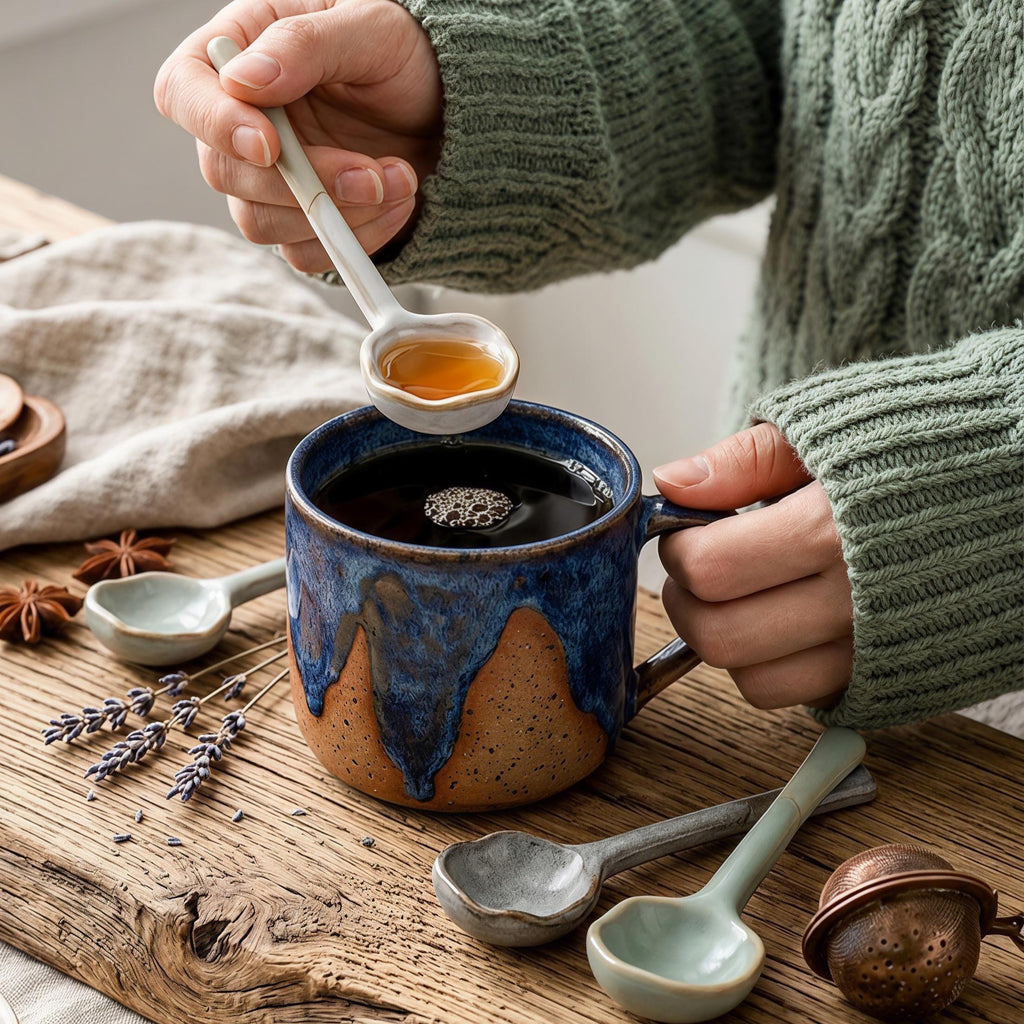 Ceramic Spoon | Handmade Japanese Style Sauce Spoon