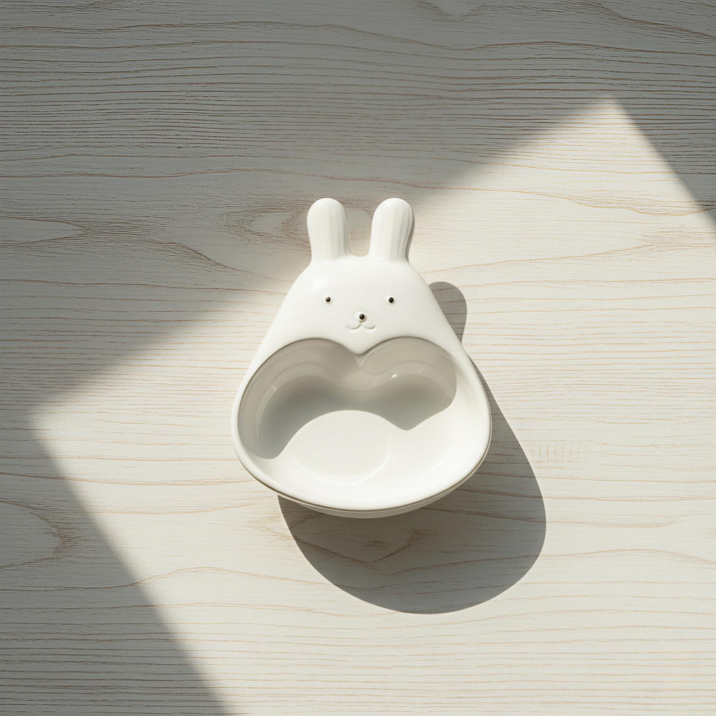 Kawaii Bunny Dipping Bowl | Mini Ceramic Sauce Bowl