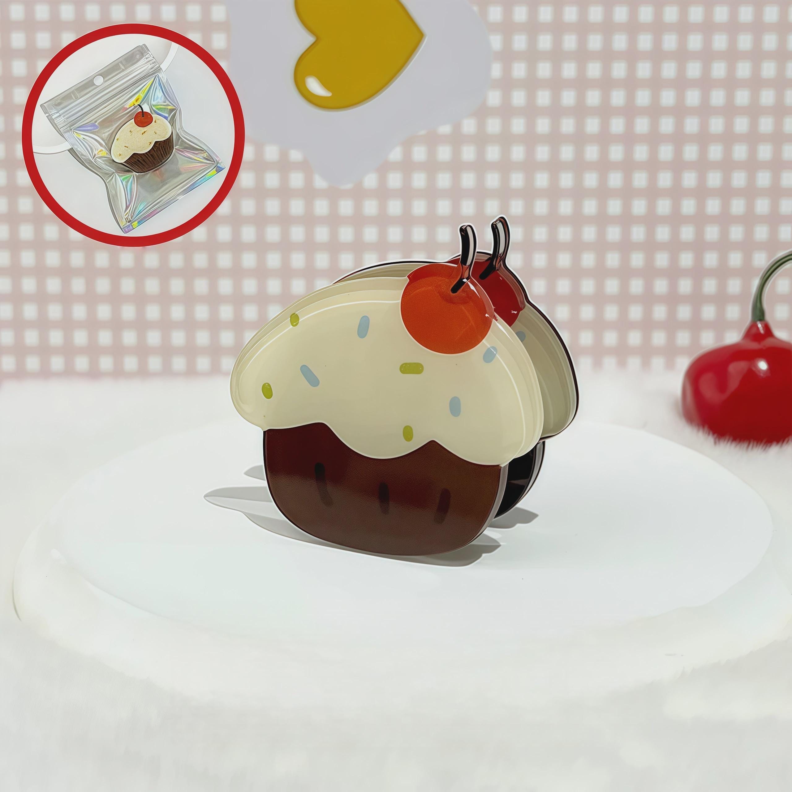 Kawaii Dessert & Coffee Magnetic Memo Clips | Cute Food Magnet Organizer