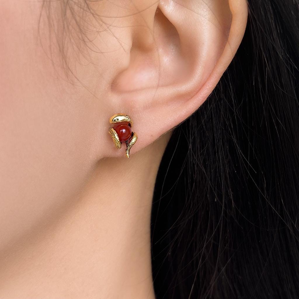 Medusa Inspired Serpent Earrings – Guardian Collection | Power & Protection Jewelry