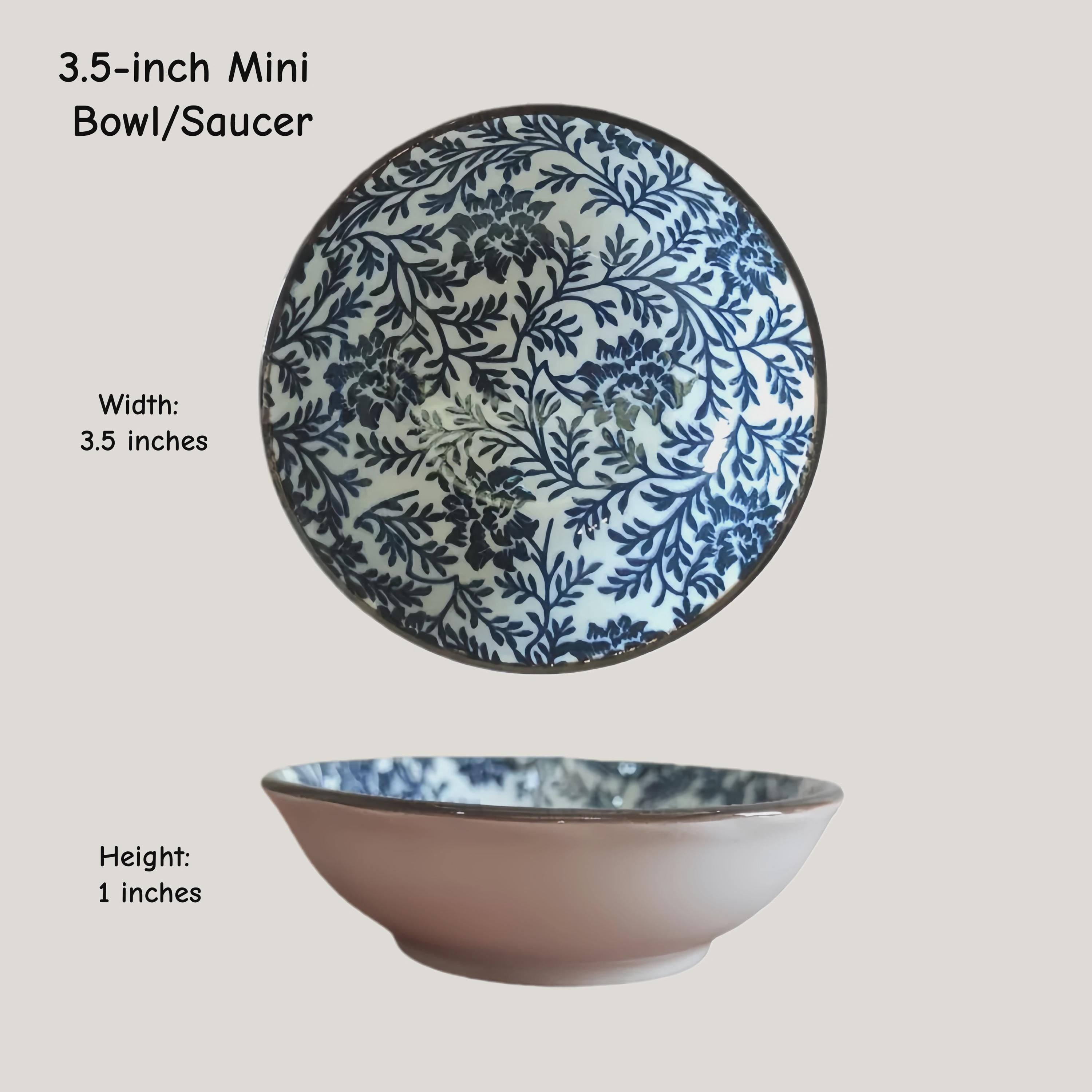 Moroccan Ceramic Dipping Dishes | Mandala Sauce Bowls