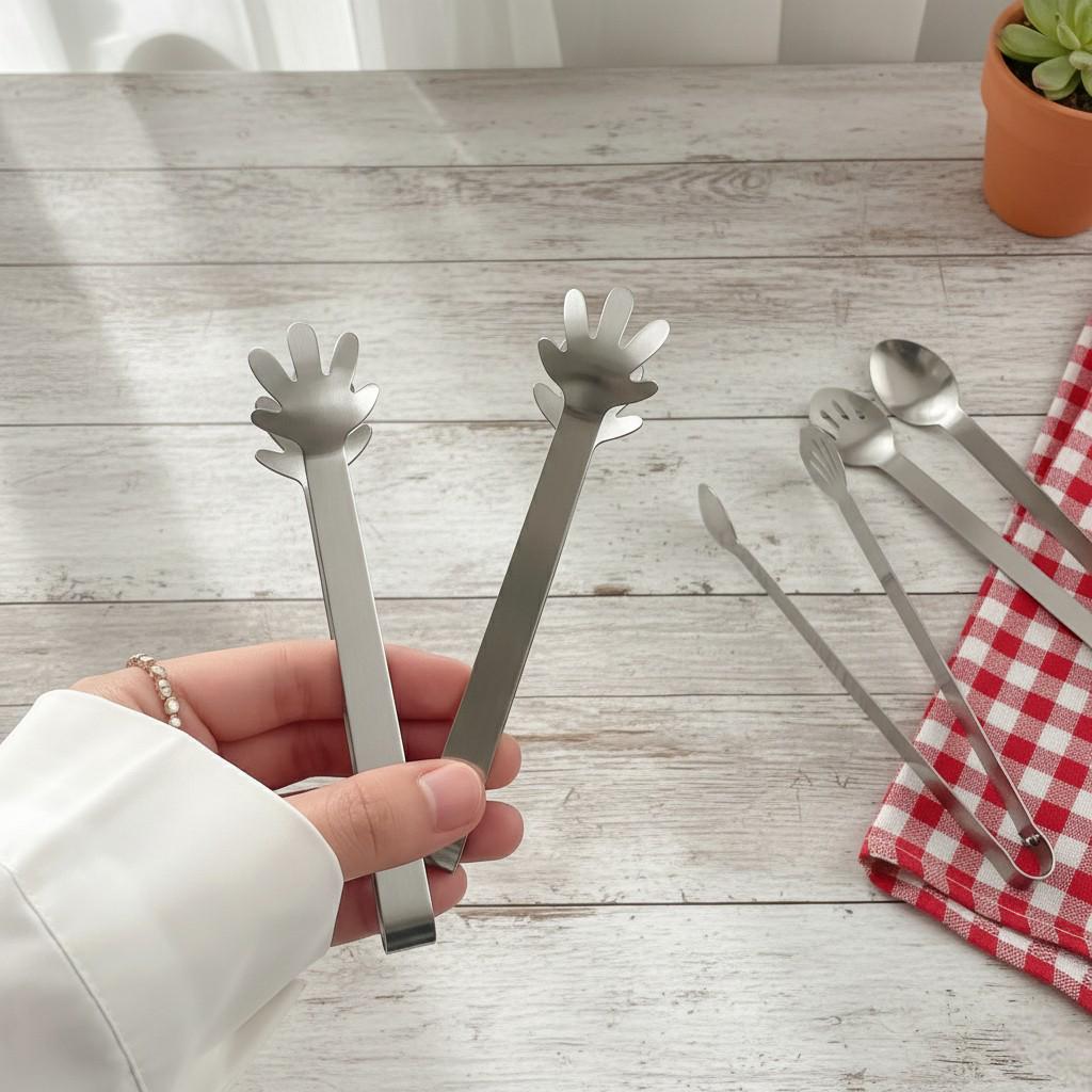 Novelty Mini Snack Tongs | No-Mess Finger Food Tool