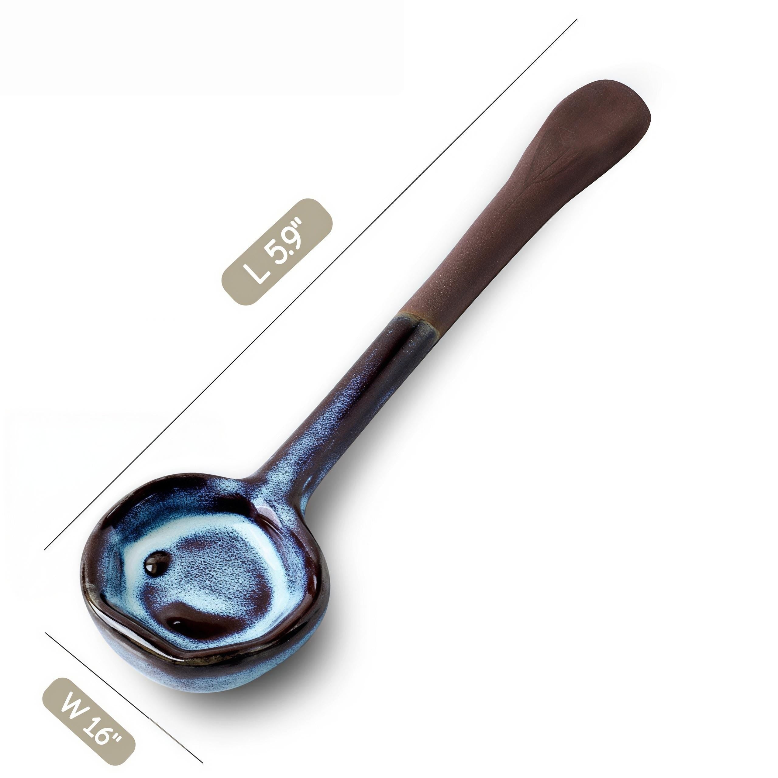 Ceramic Spoon | Handmade Japanese Style Sauce Spoon