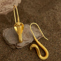 Gold and Silver Plated Cobra Earrings – Guardian Collection | Power & Wisdom Jewelry