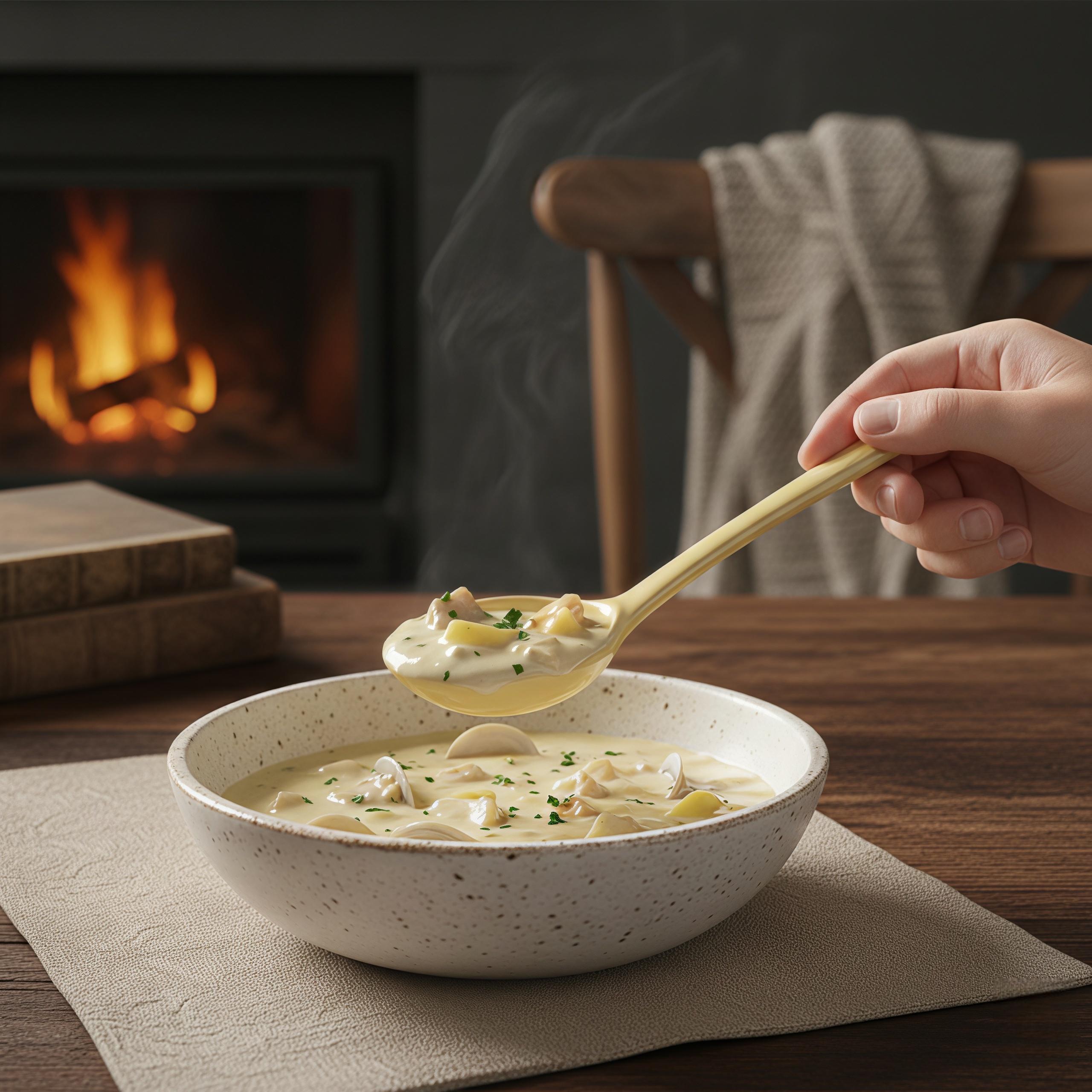 Handmade Style Ceramic Soup Spoon | Organic Shaped Ramen Spoon