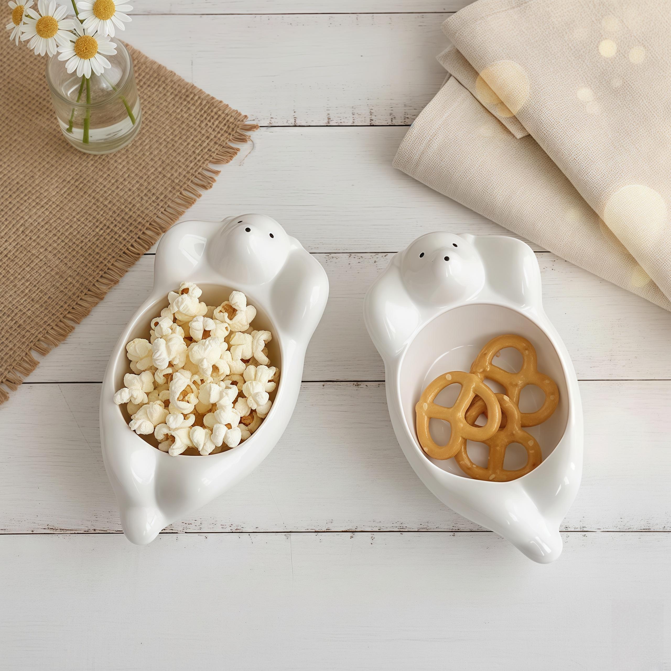 Kawaii Polar Bear Sauce Bowl | Mini Ceramic Dipping Plate