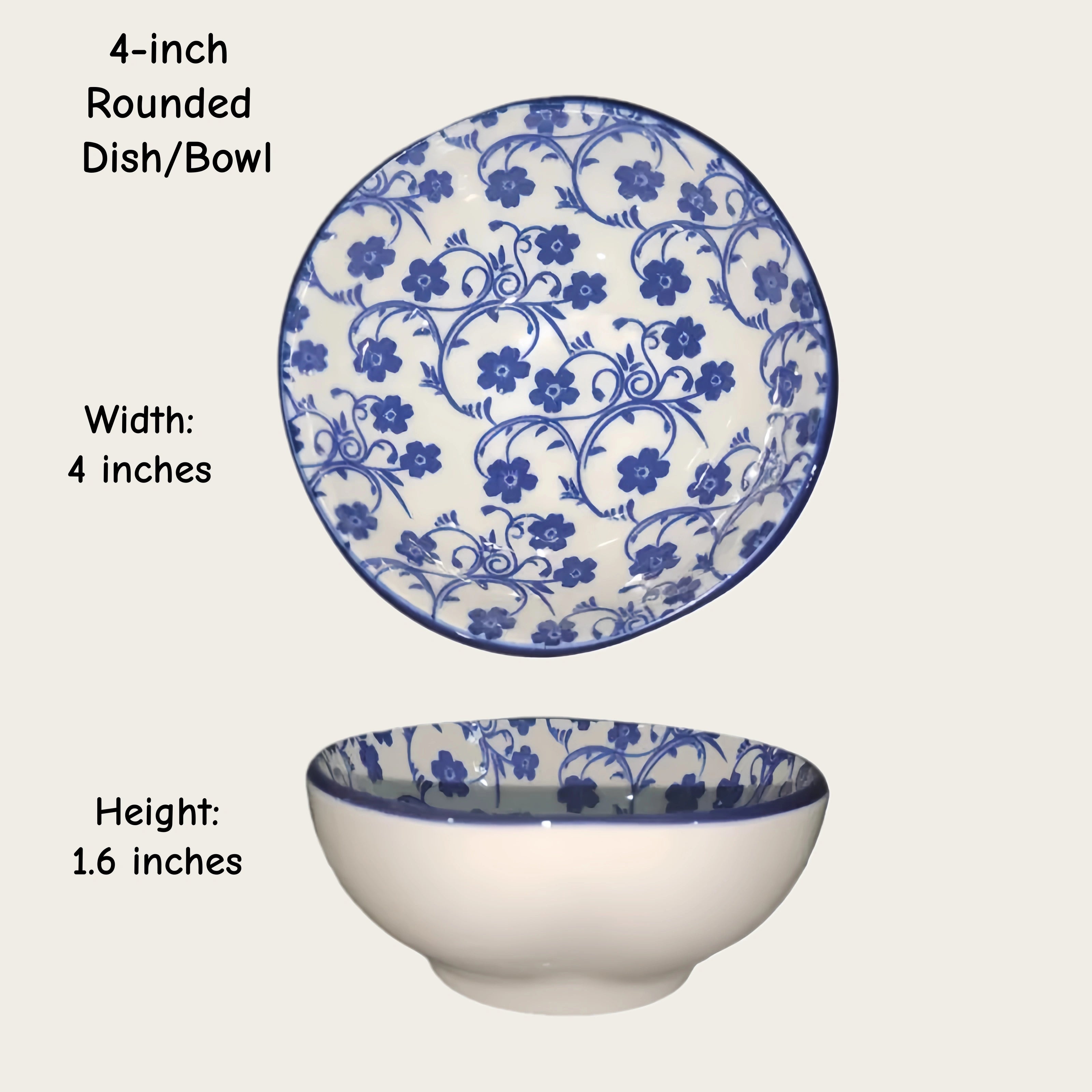 Moroccan Ceramic Dipping Dishes | Mandala Sauce Bowls