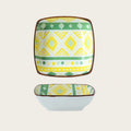 Boho Ceramic Dipping Bowl | Colorful Mandala Sauce Dish