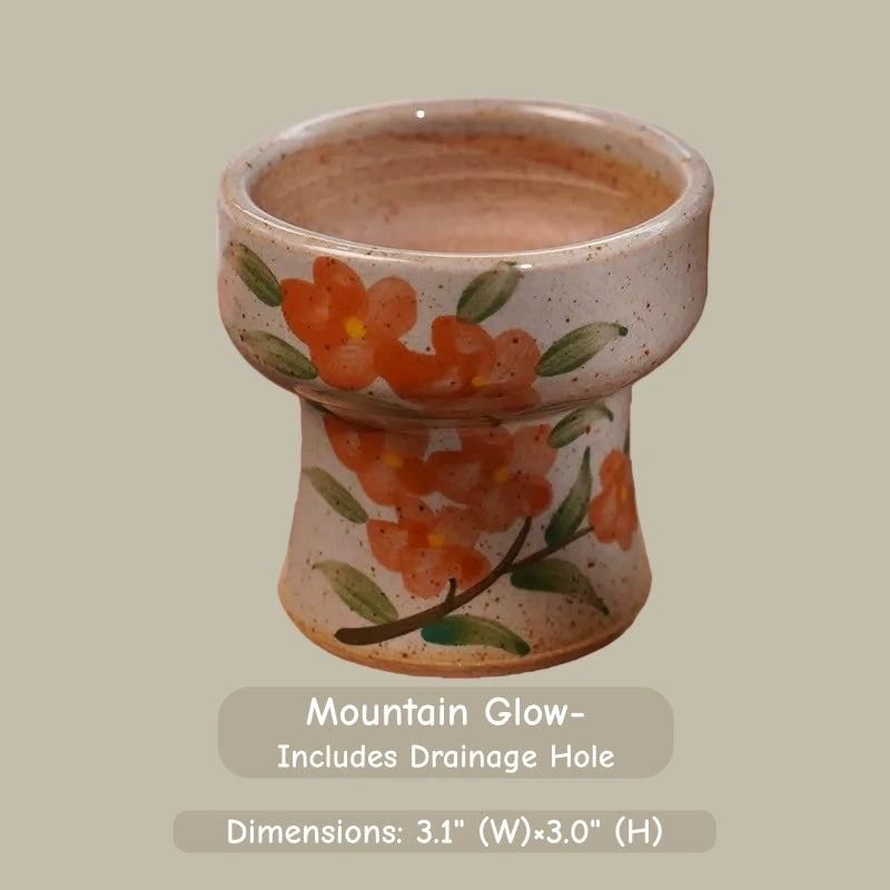 Handmade Ceramic Succulent Pot | Wheel-Thrown Mini Planter