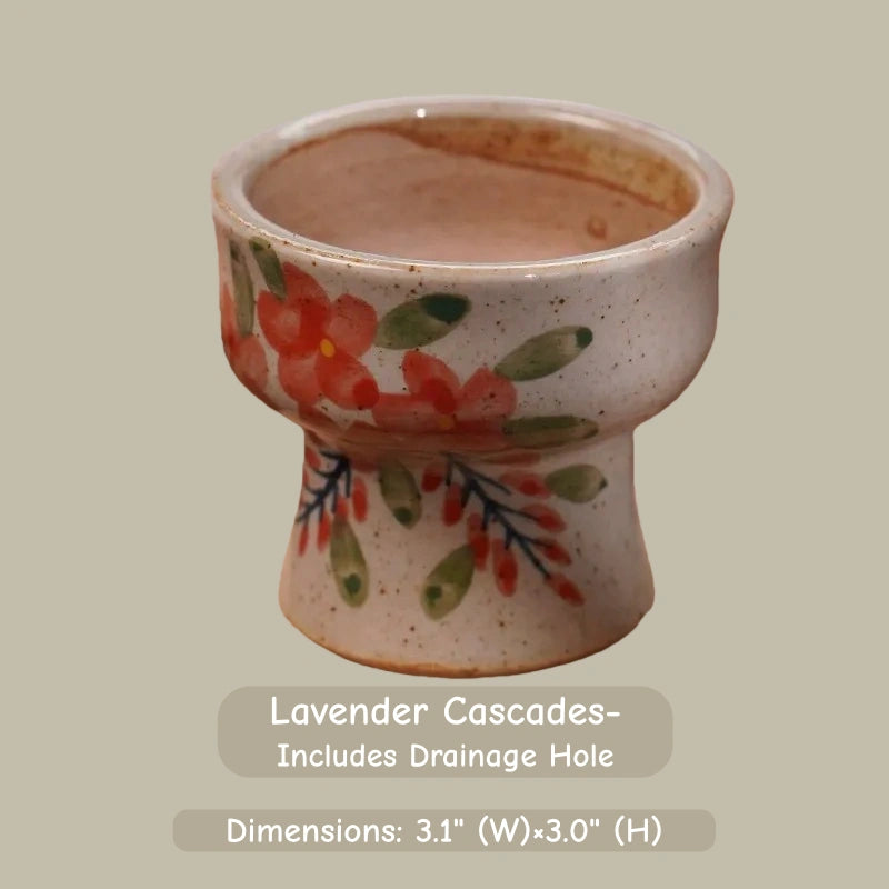 Handmade Ceramic Succulent Pot | Wheel-Thrown Mini Planter