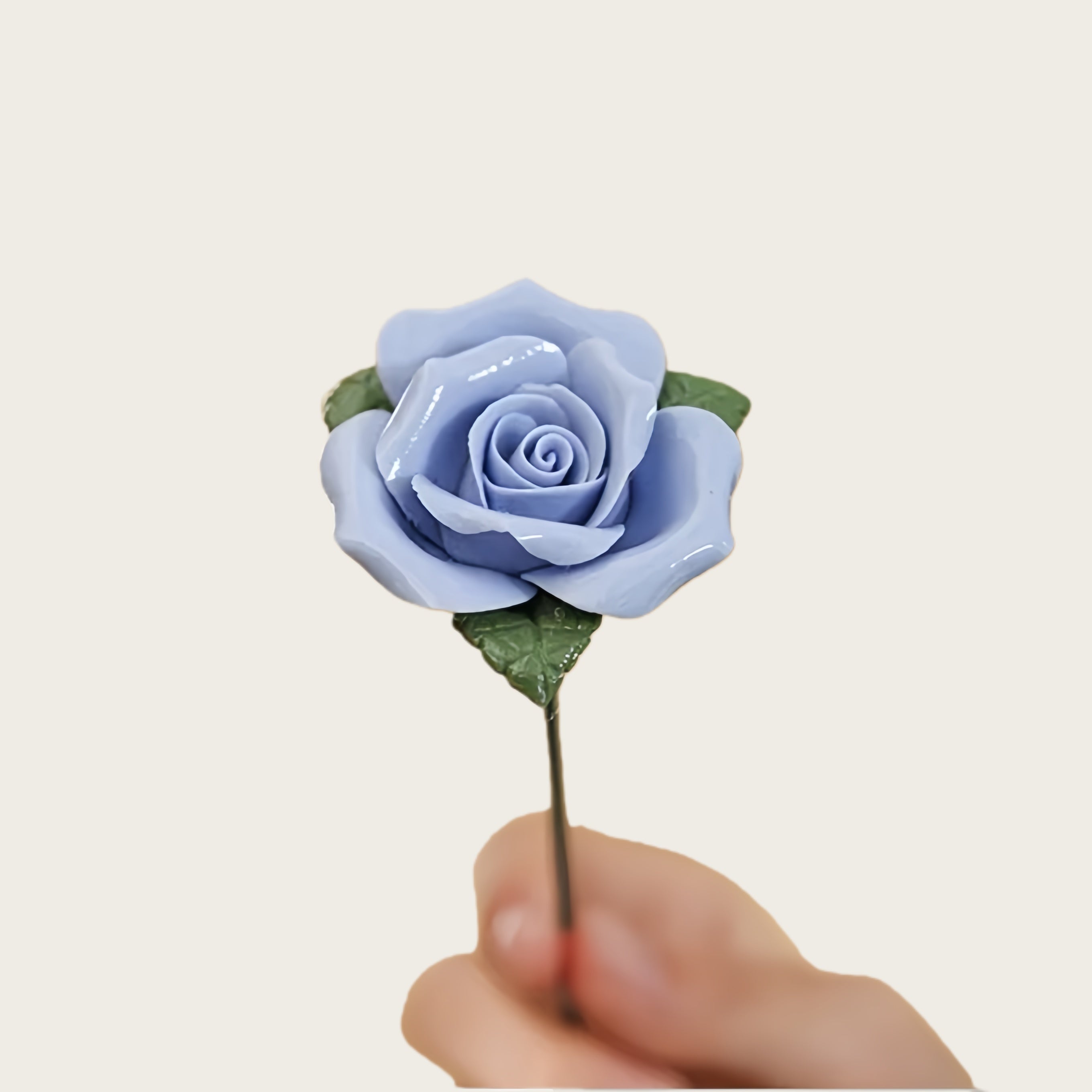 Handcrafted Ceramic Rose Bouquet Set - Forever Bloom Floral Home Décor Gift