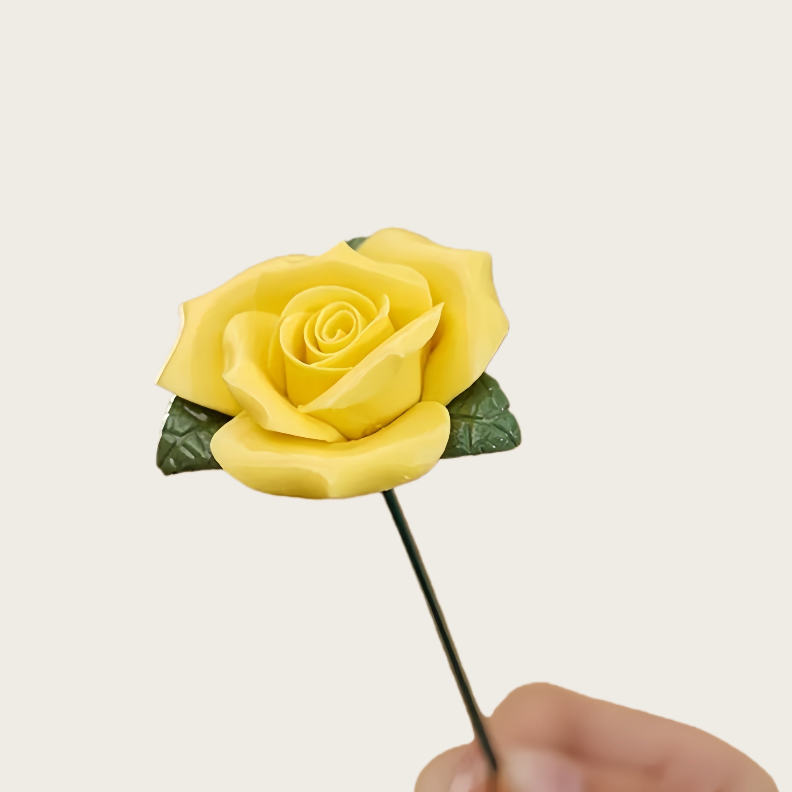 Handcrafted Ceramic Rose Bouquet Set - Forever Bloom Floral Home Décor Gift