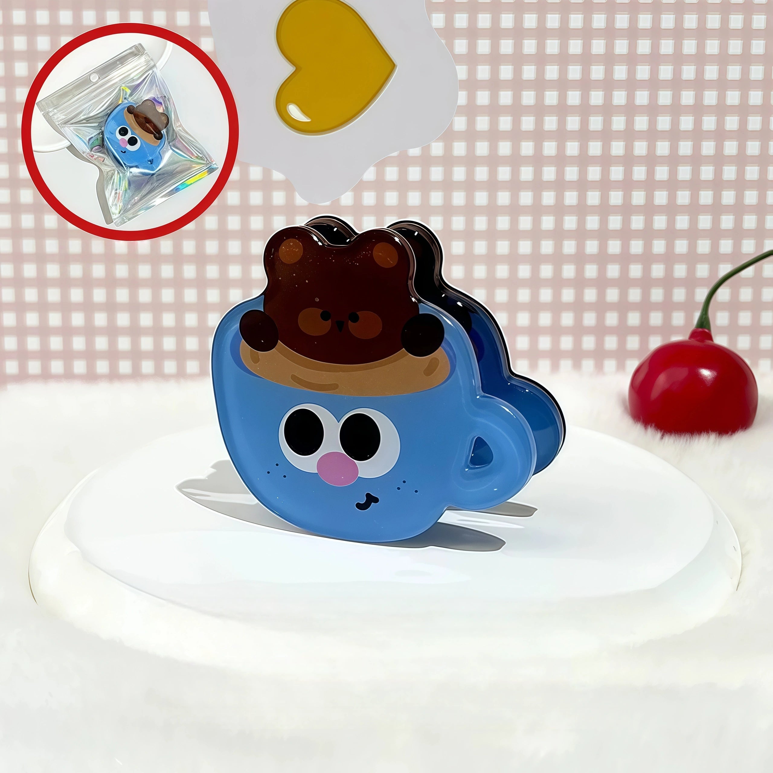 Kawaii Dessert & Coffee Magnetic Memo Clips | Cute Food Magnet Organizer